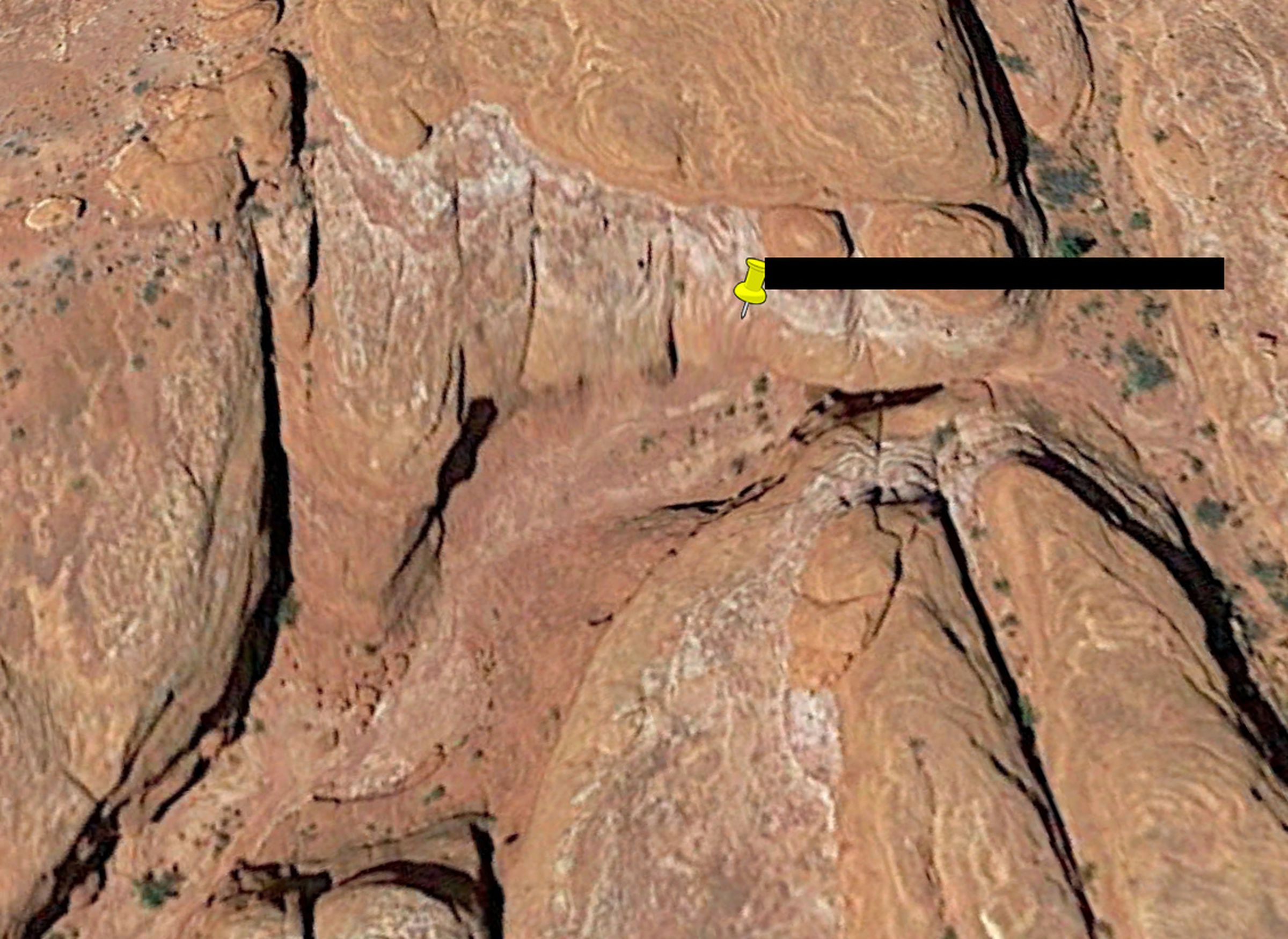 Possible Utah monolith site, August 2015