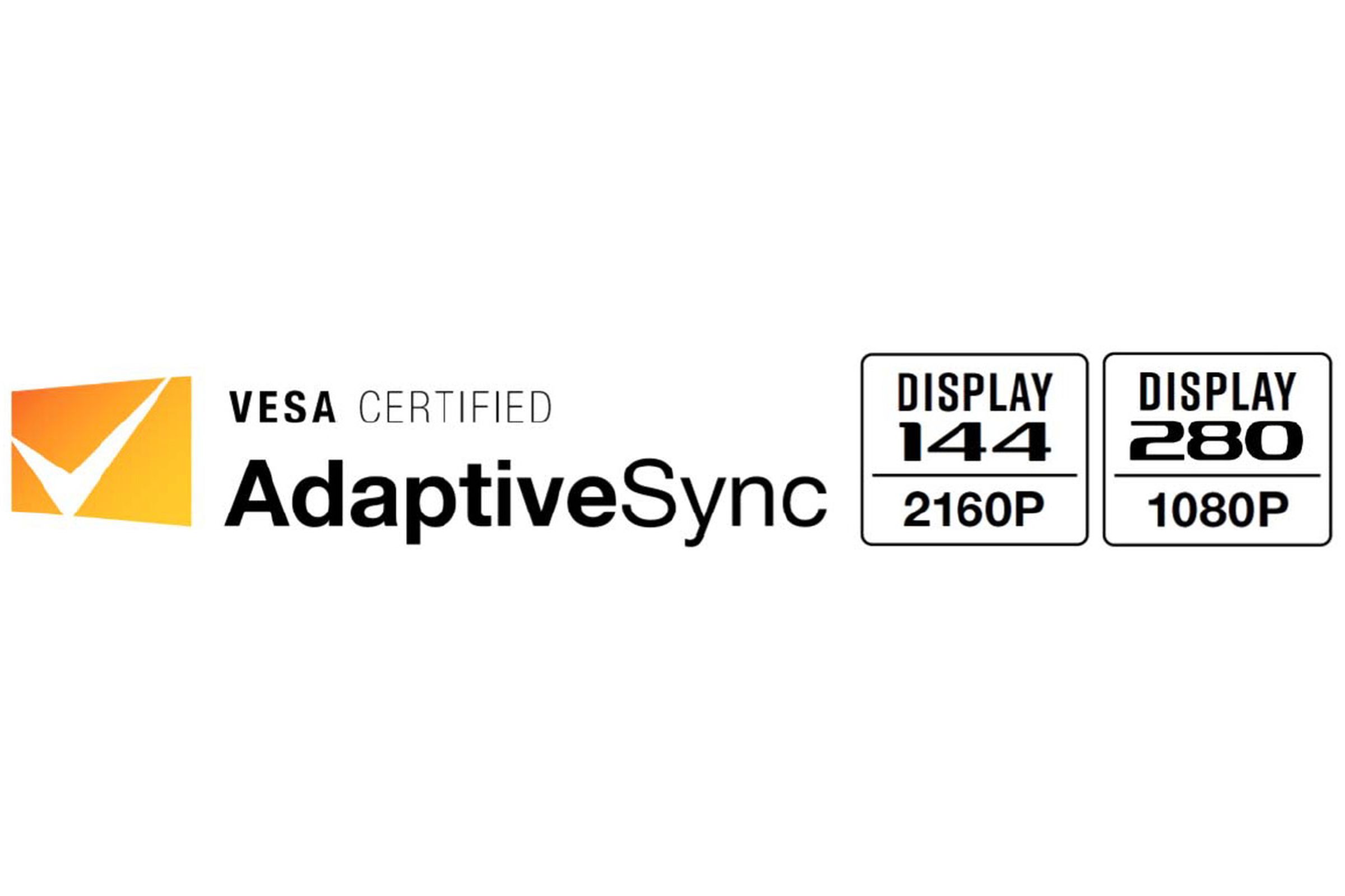 VESA Certified AdaptiveSync logo.