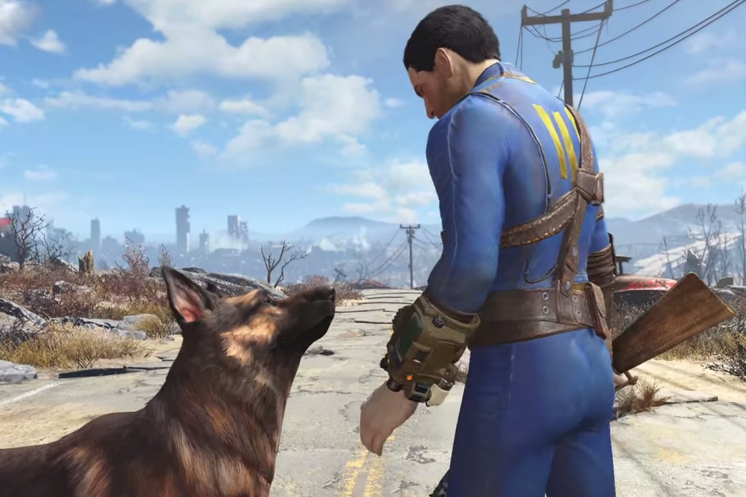 A still image from Fallout 4