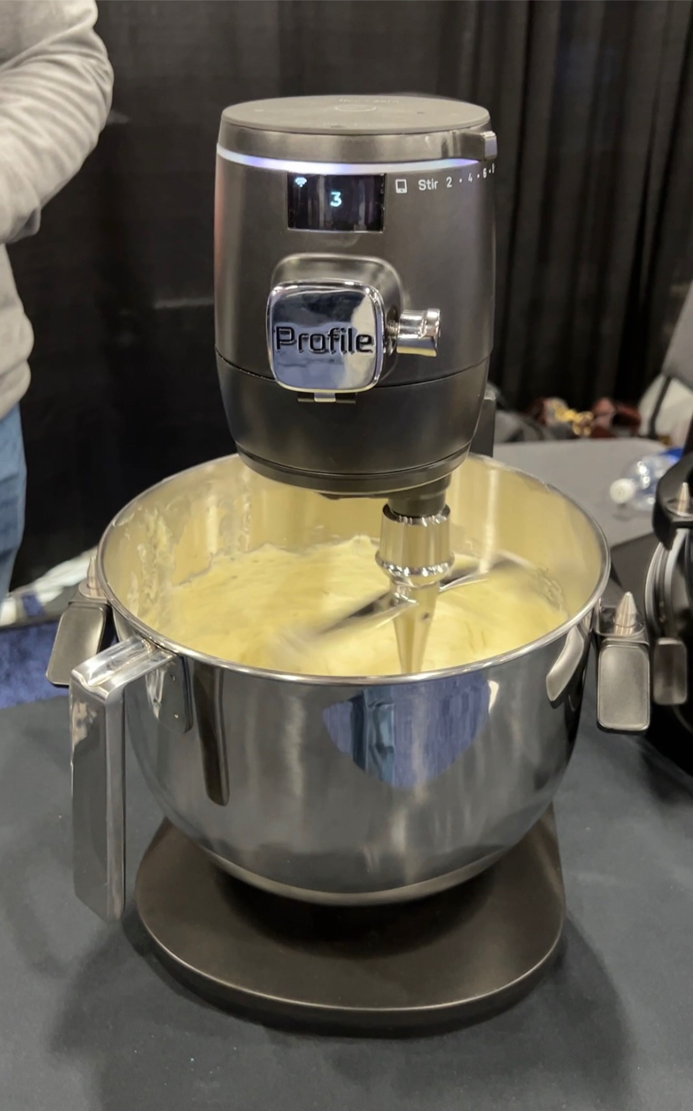 The first smart mixer, the GE Profile Mixer costs $999.99.