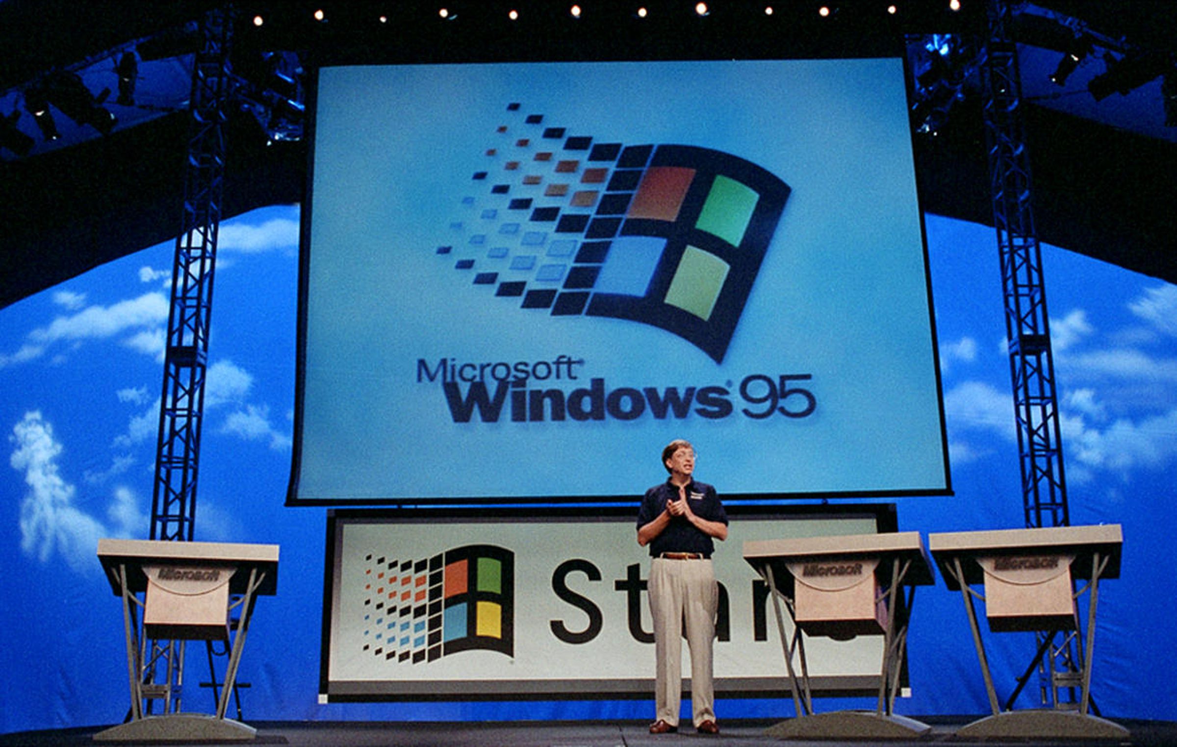 Windows 95 launch