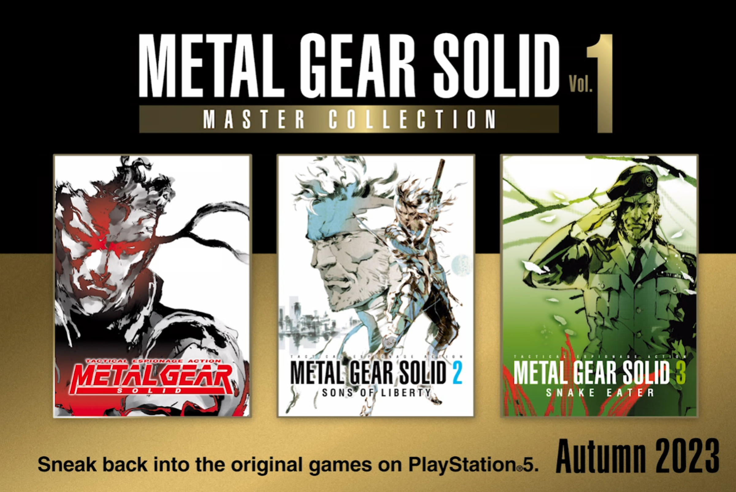 A promotional image for the new Metal Gear Solid collection.