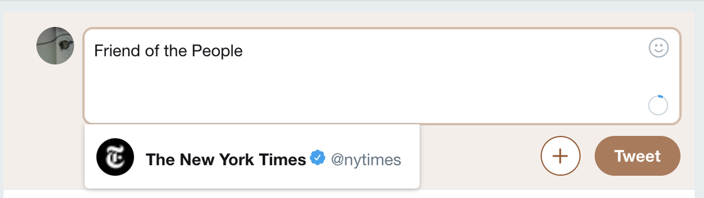 Twitter, New York Times: Friend of the People
