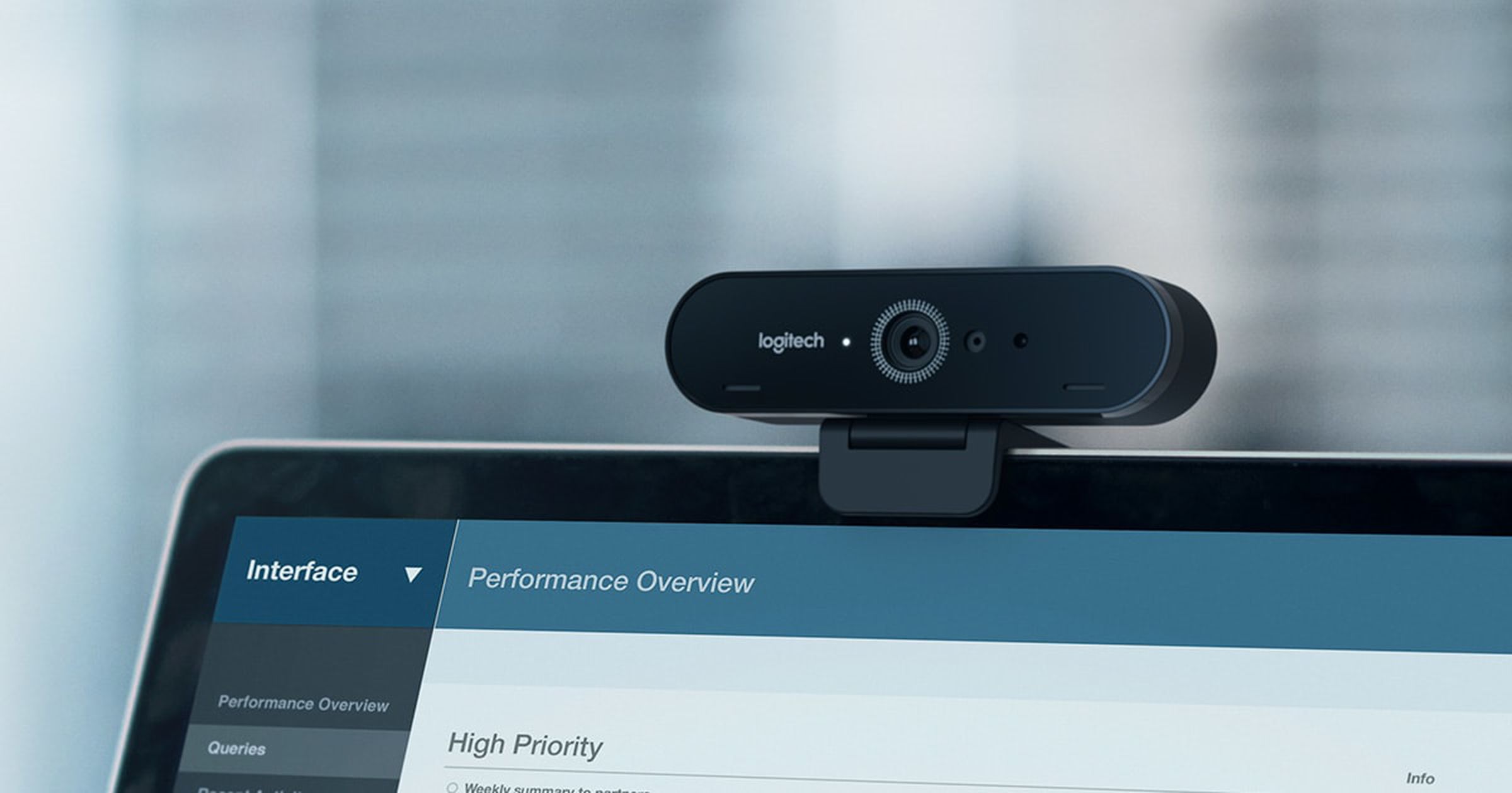 Logitech’s Brio webcam will work better on devices with built-in Windows Hello cameras soon.