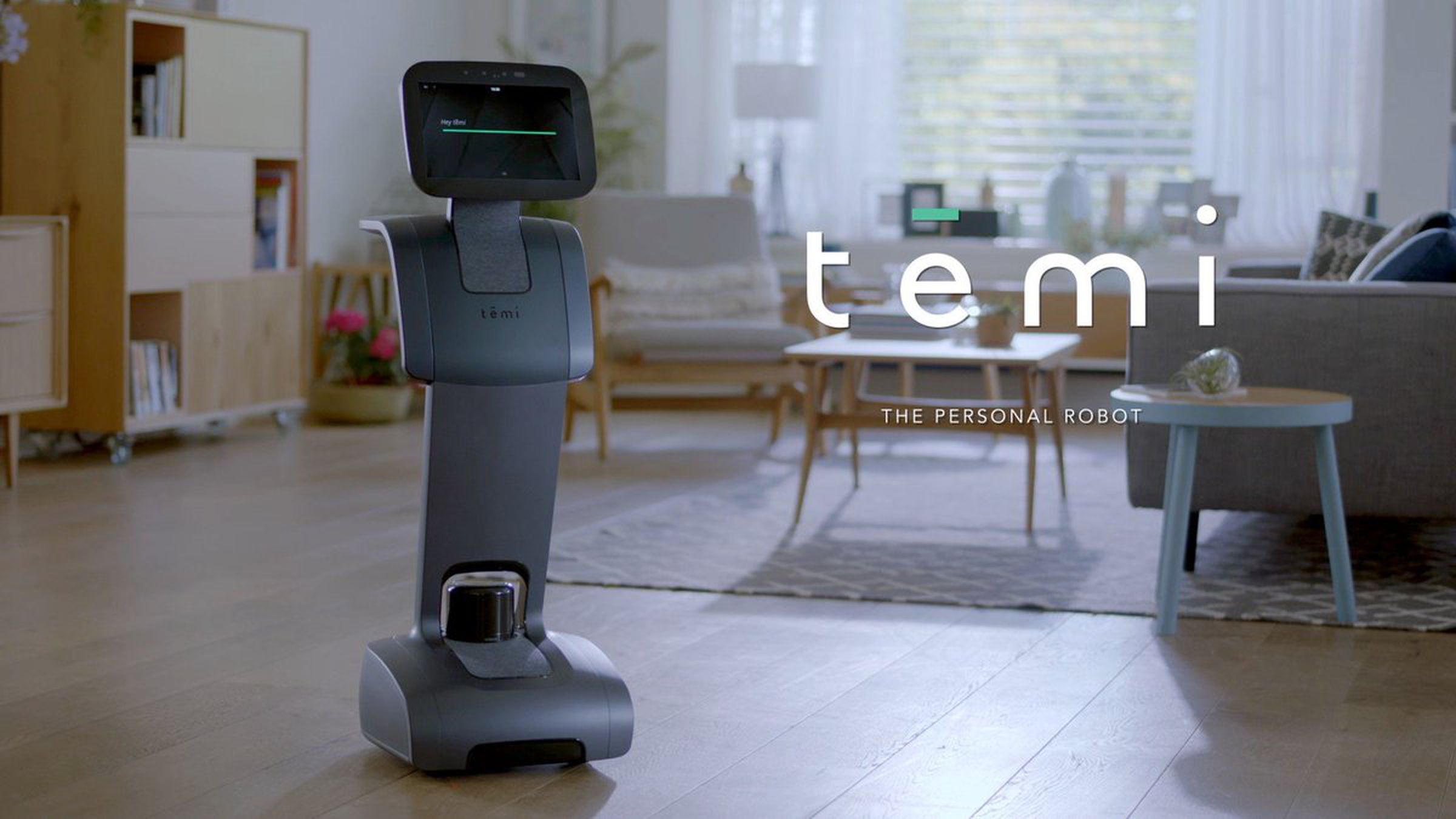 Temi: a tablet on wheels that’s part digital assistant and part telepresence robot.