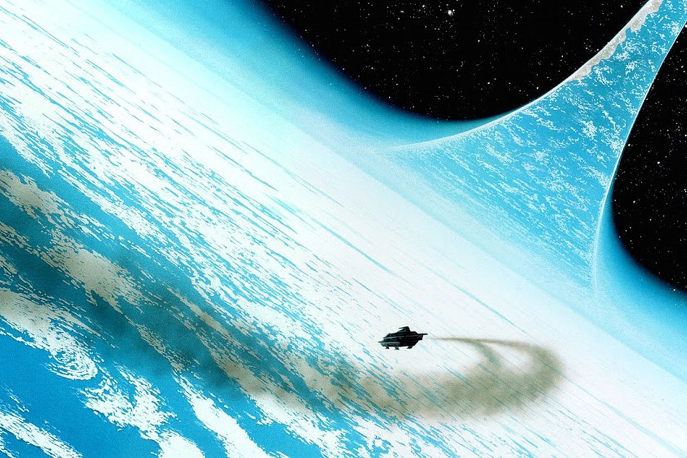 Detail from the cover of Iain M. Banks’ Consider Phlebas.