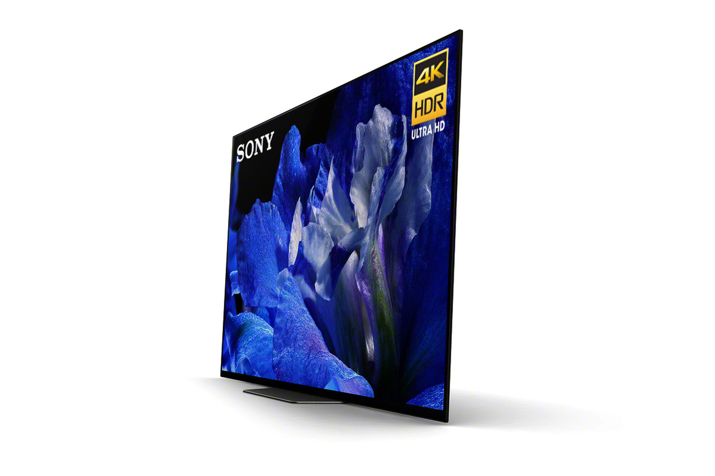 Sony’s AF8 4K OLED features “a more traditional TV design” that its predecessor.