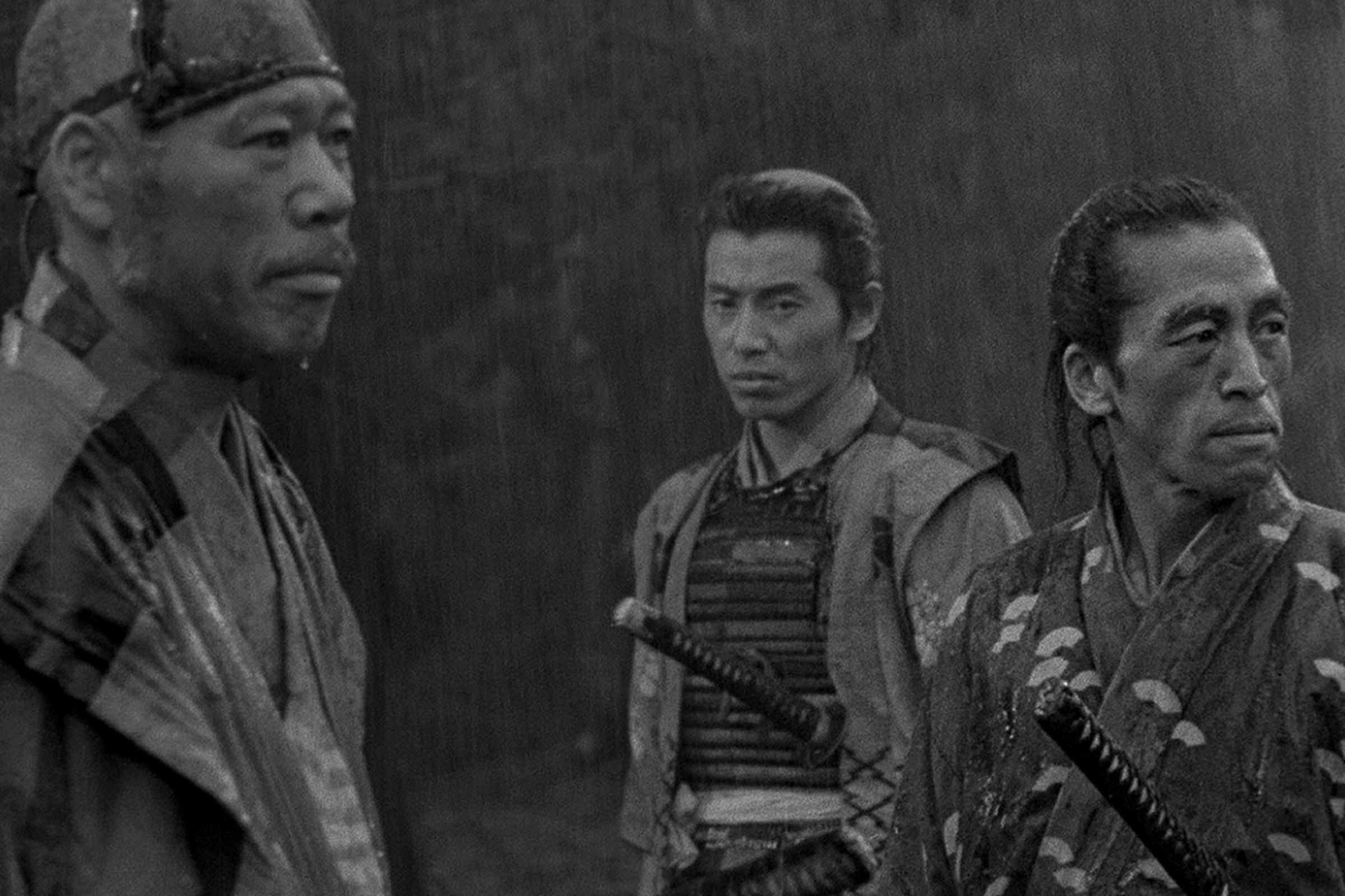 A still from Seven Samurai