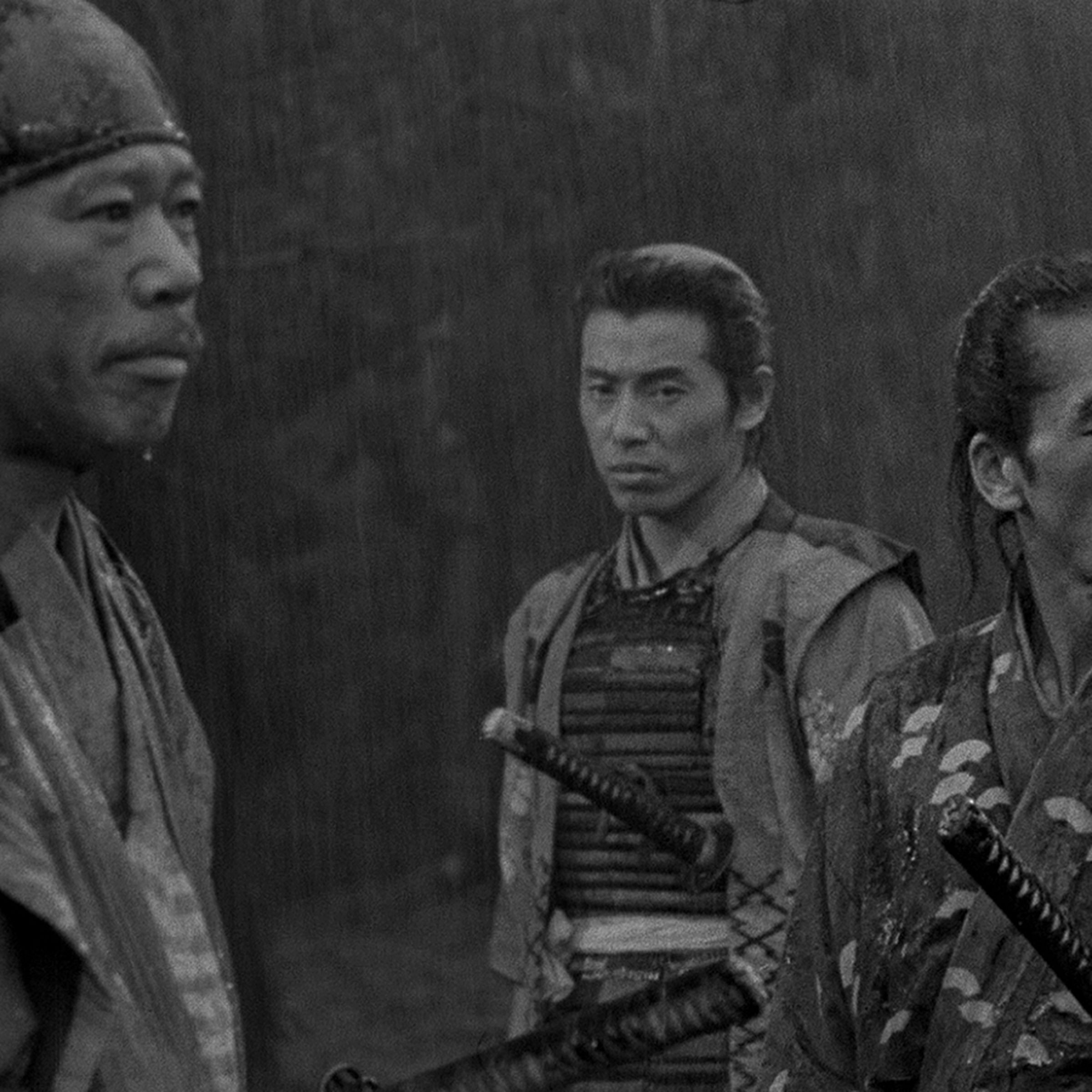 A still from Seven Samurai