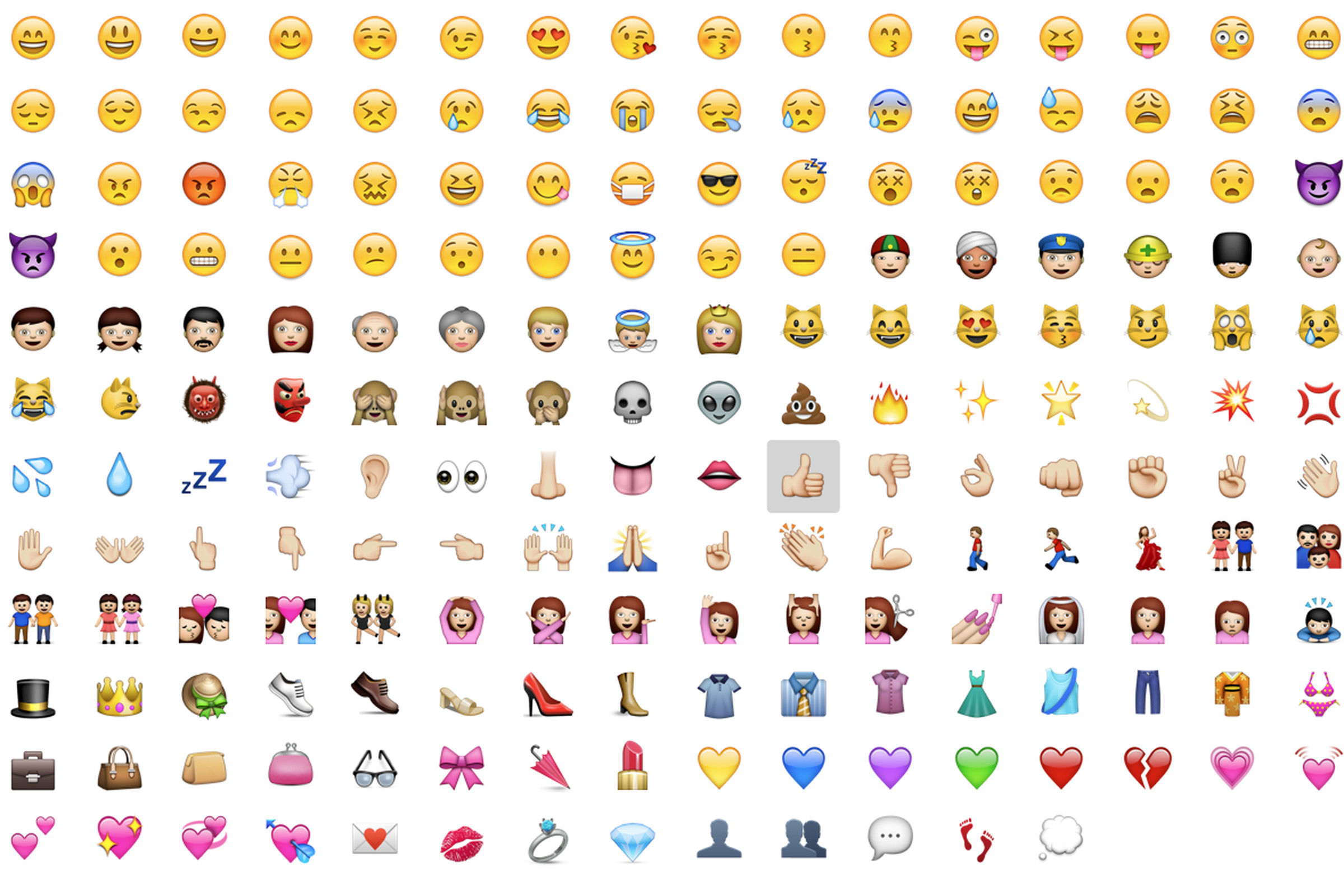 Emoji icons