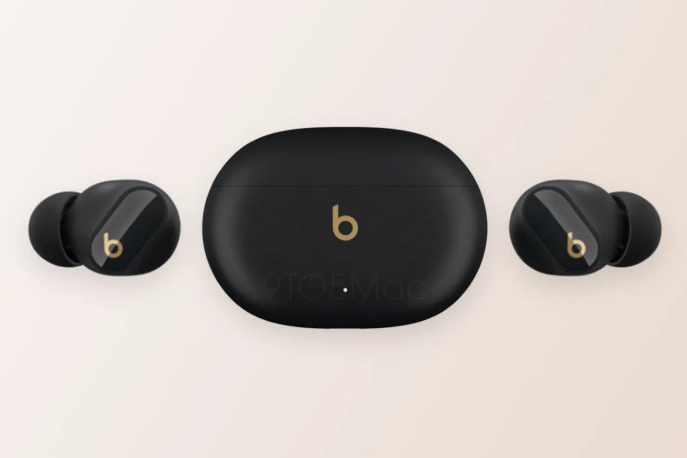 Images of the upcoming Beats Studio Buds Plus earbuds.