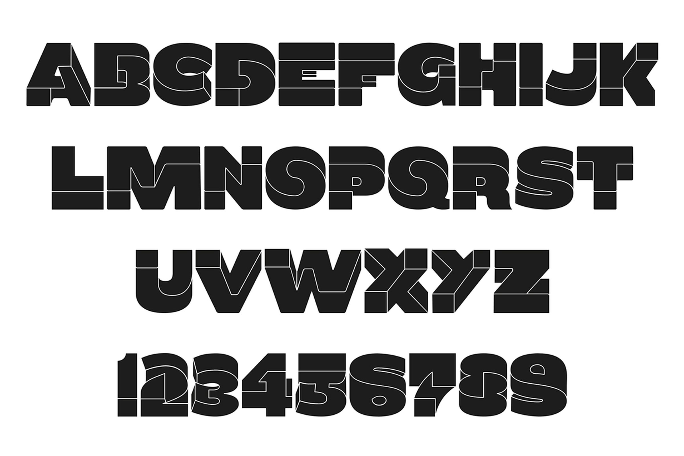 'Oxymora' a typeface by designer Birgit Palma