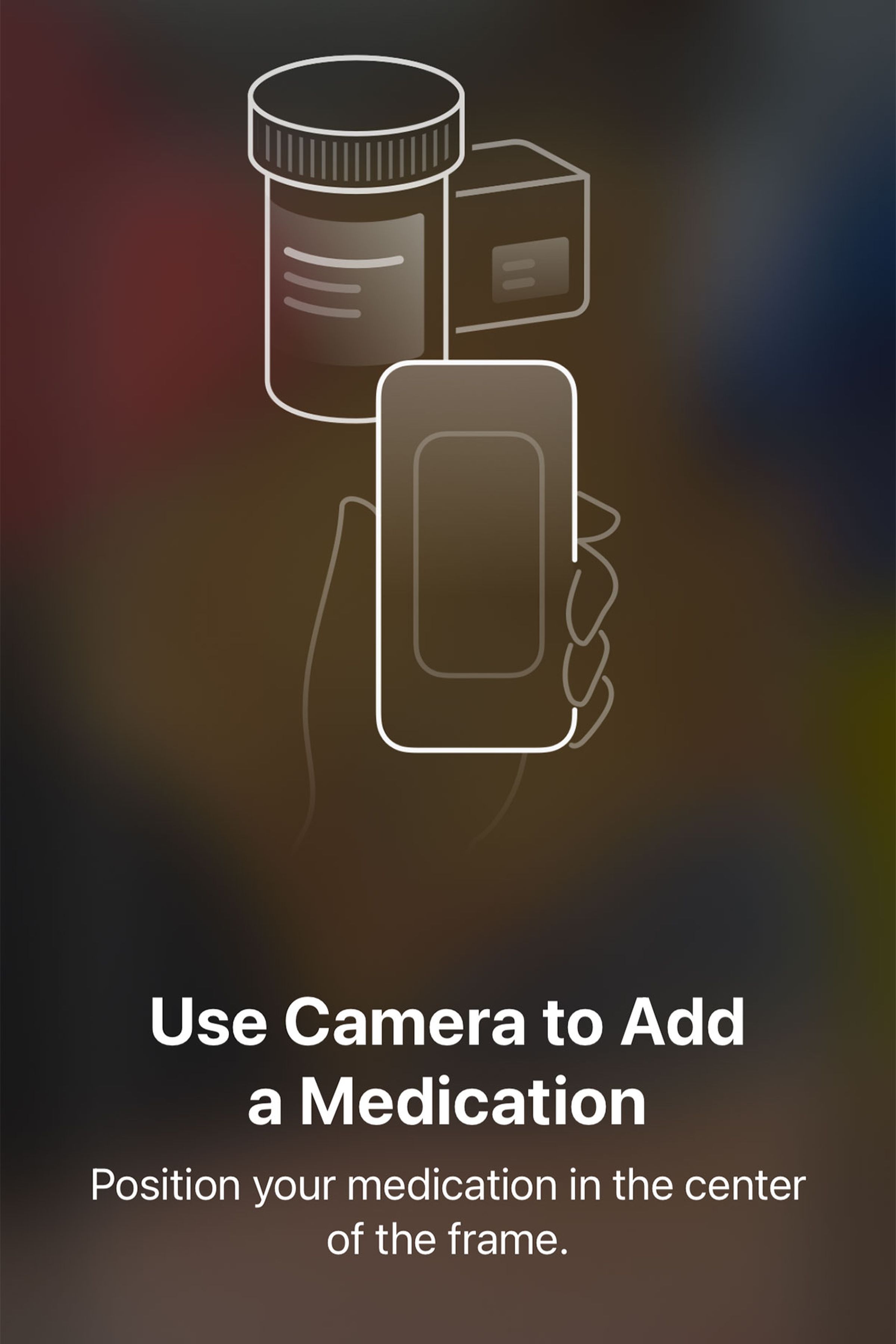 The camera scanning screen in iOS 16 public beta