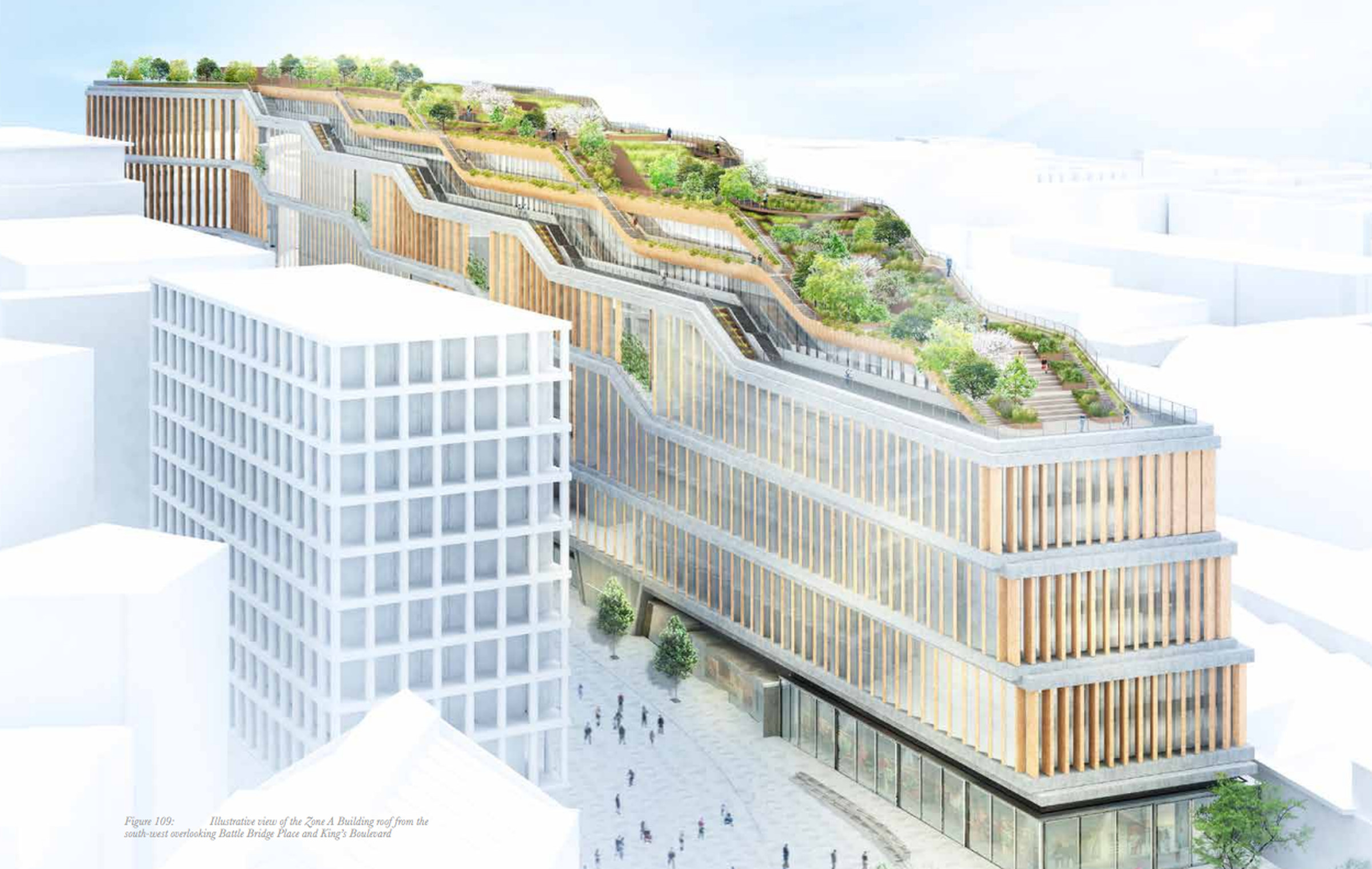 The rooftop garden will be perhaps the most impressive feature of Google’s new London HQ.