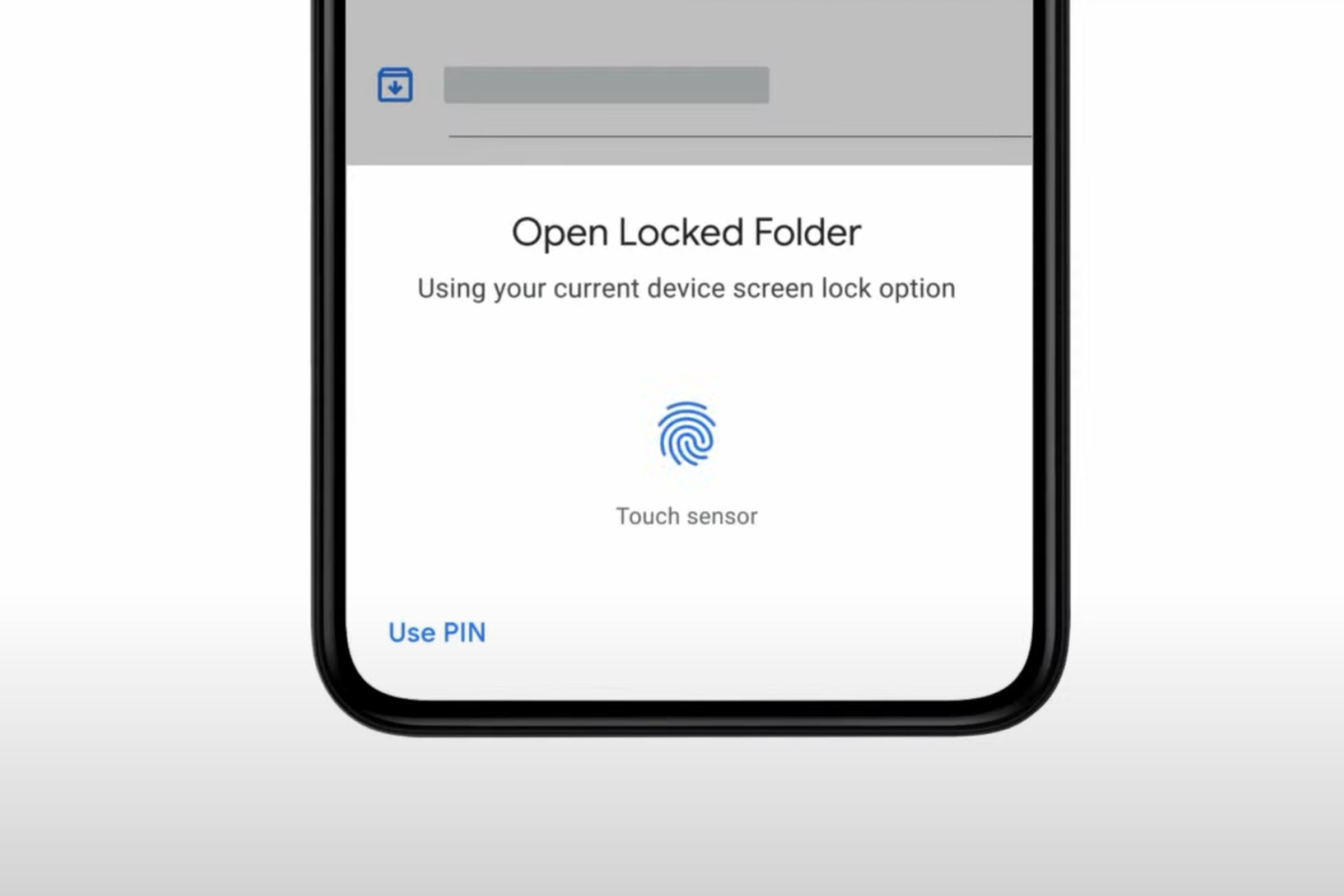 The Locked Folders feature was announced at this year’s Google I/O.