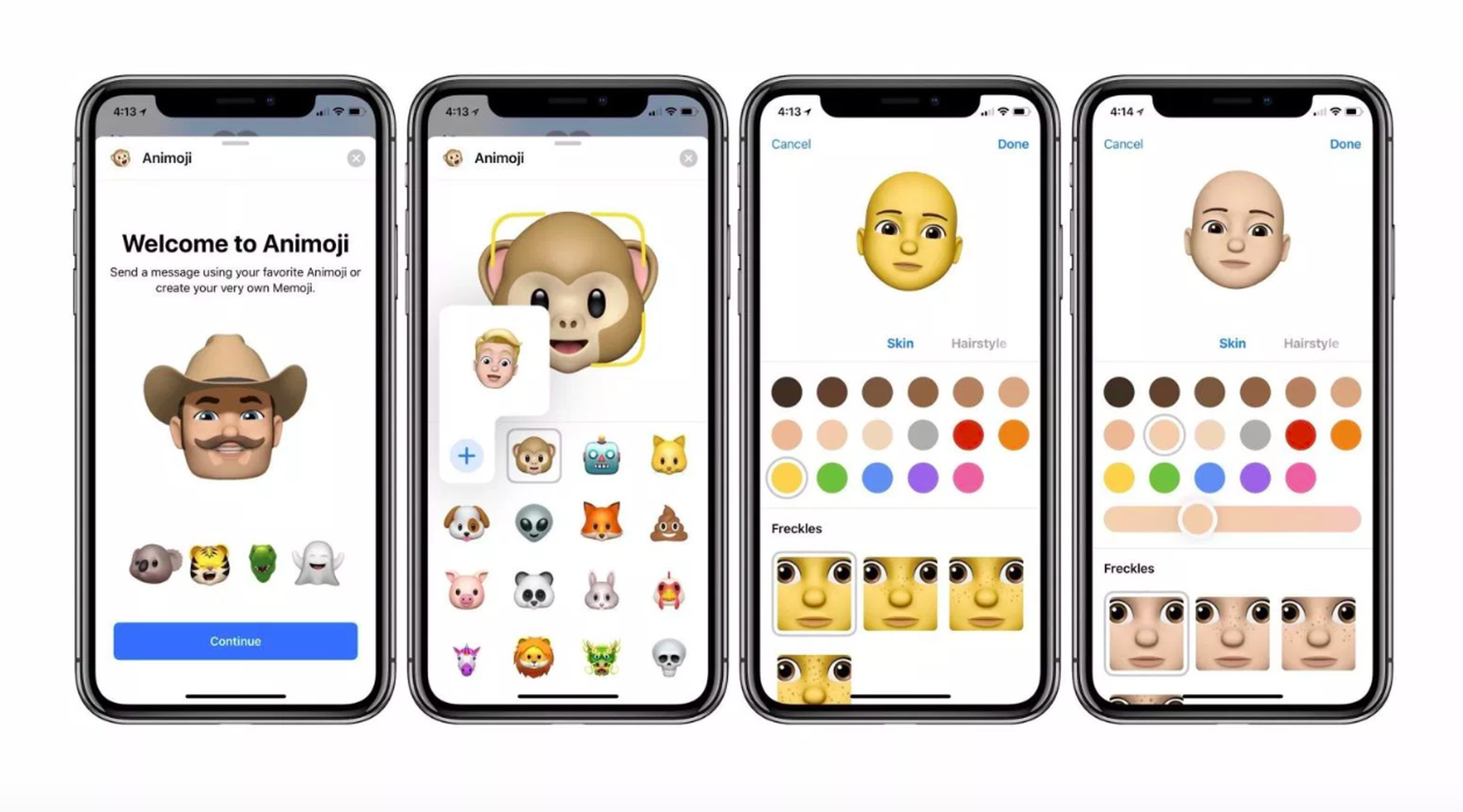 Apple’s Memoji let you create a cartoon avatar that you control with your face.