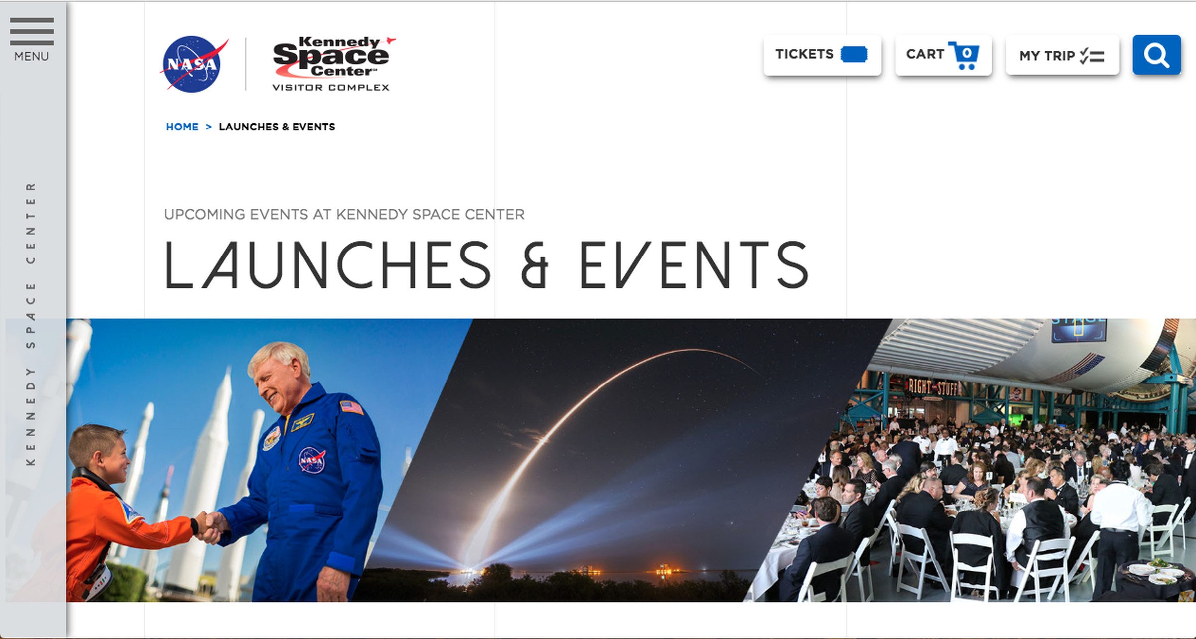 Kennedy space center launches