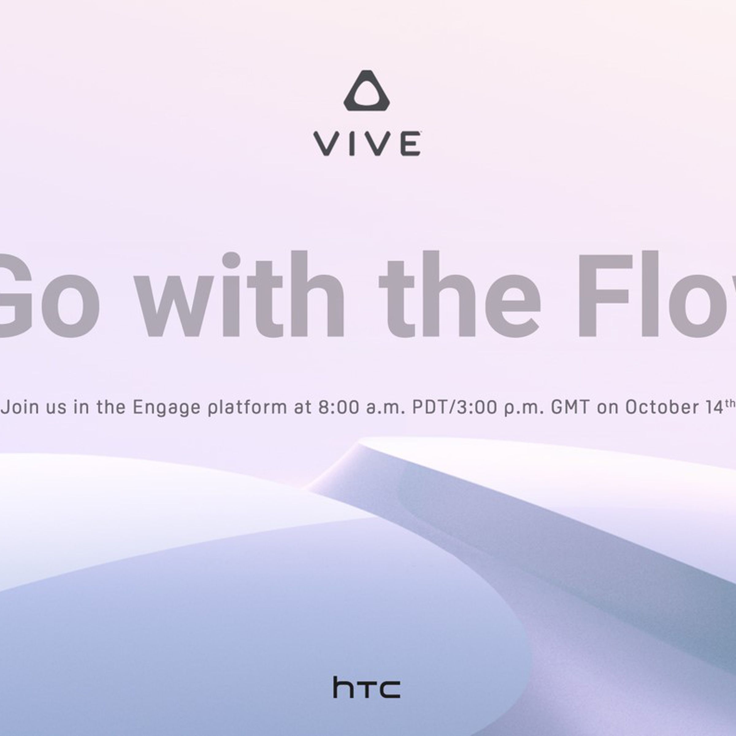 A promotional image for HTC’s upcoming event.