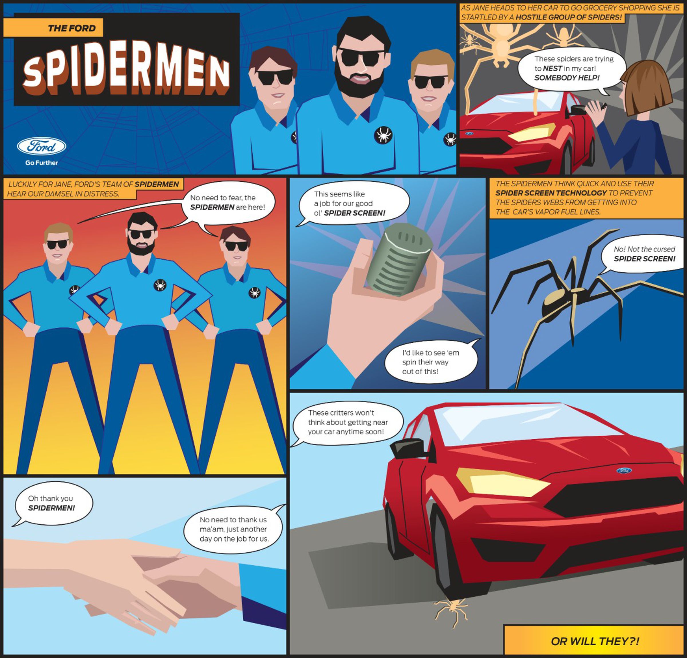 Ford spidermen