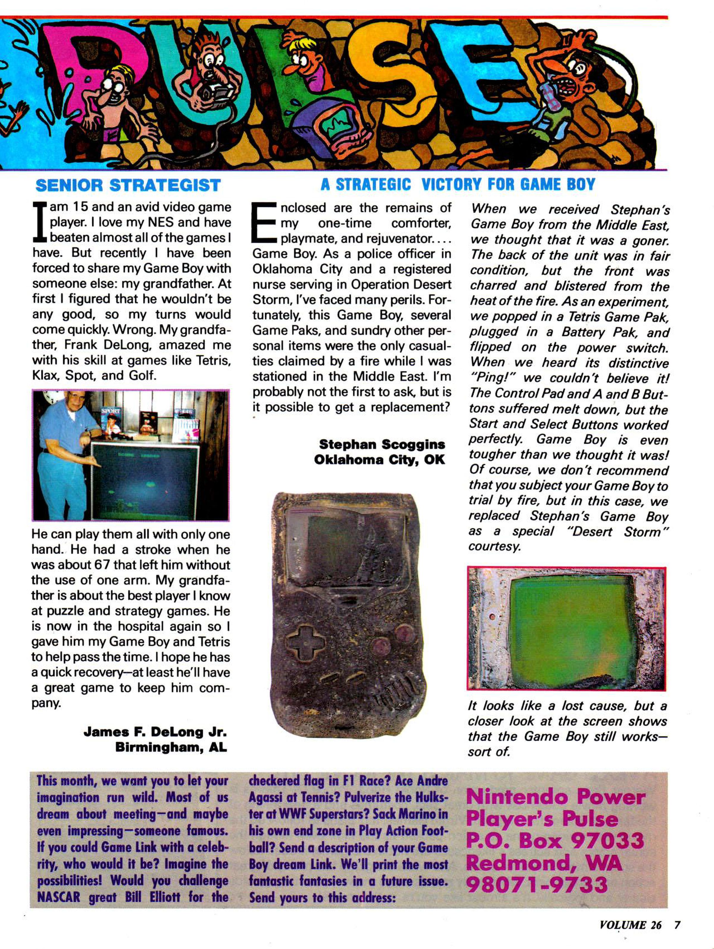 The Nintendo Power origin story, found at this link.