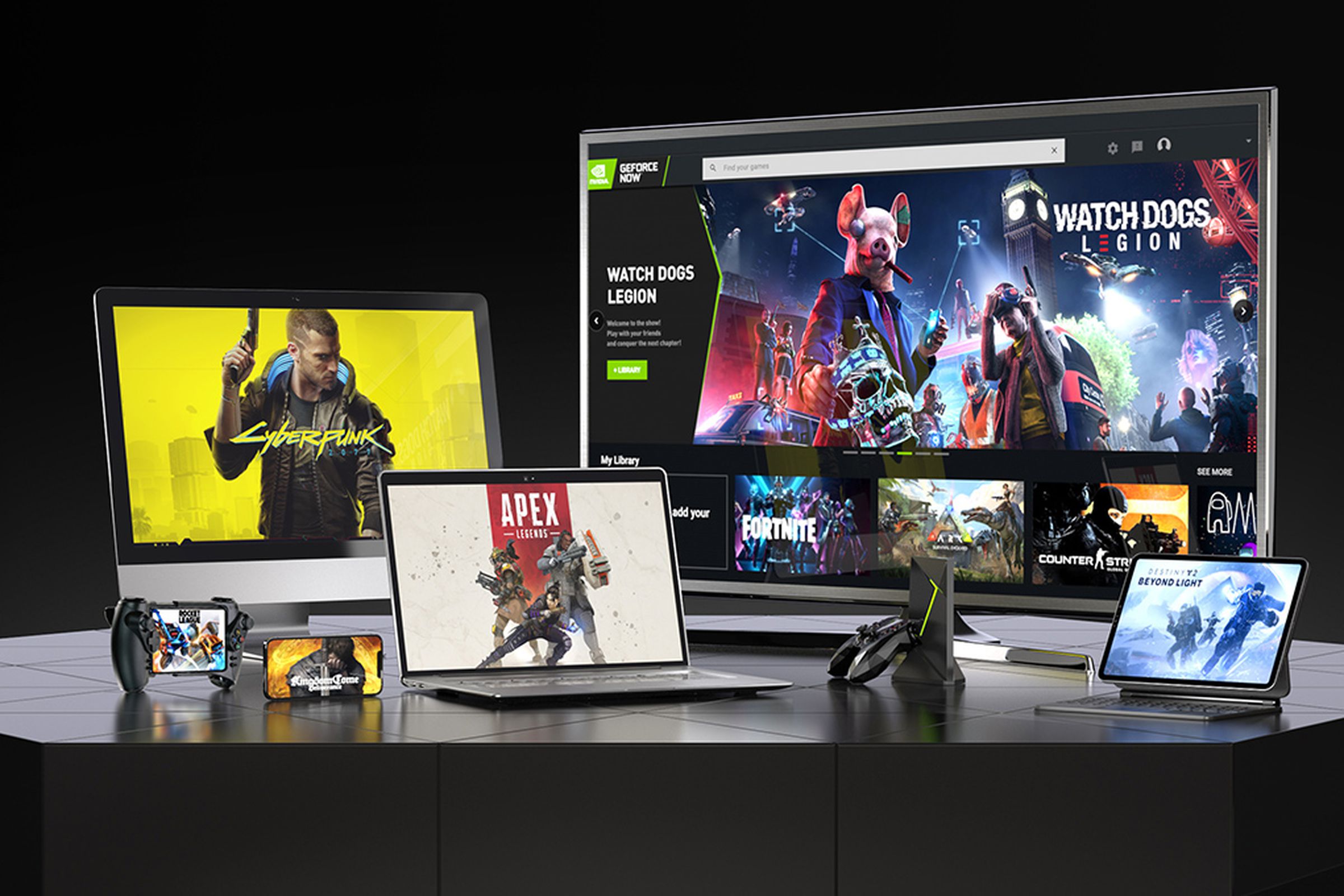 Nvidia’s GeForce Now is a cloud gaming platform that spans many devices.