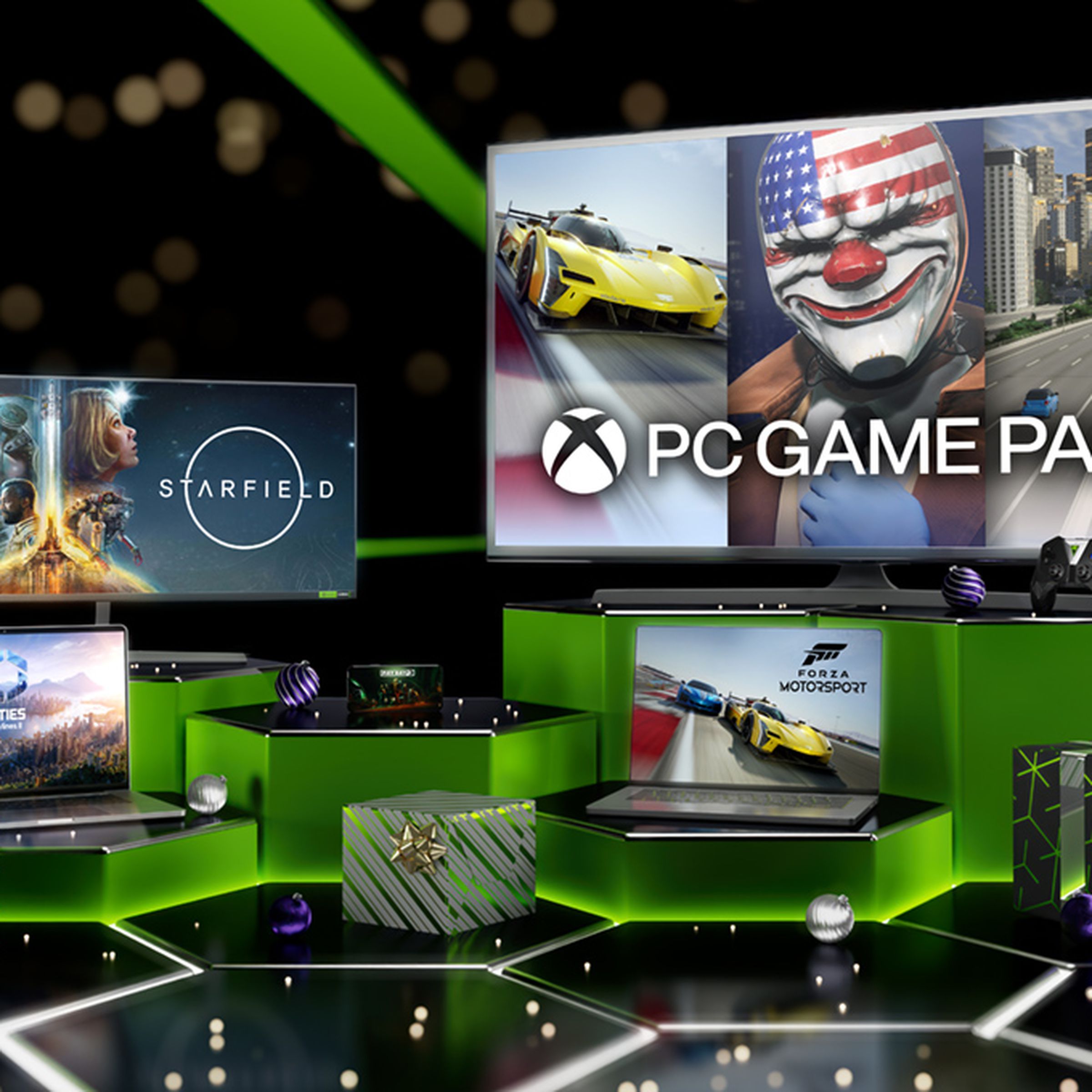Illustration of GeForce Now and PC Game Pass