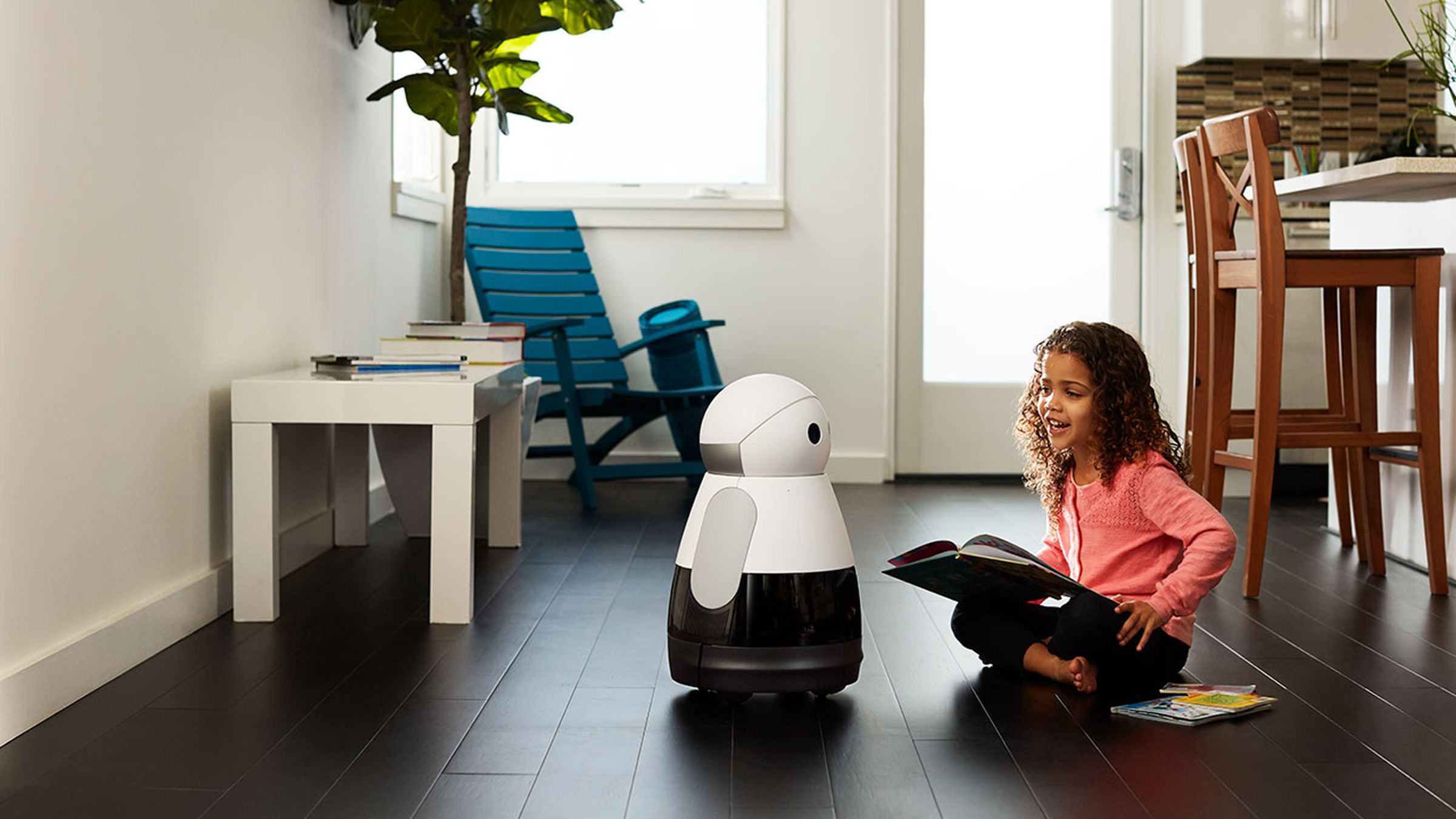 Home robots are often devices like Kuri (above), which is essentially a virtual assistant housed in a mobile robot frame.