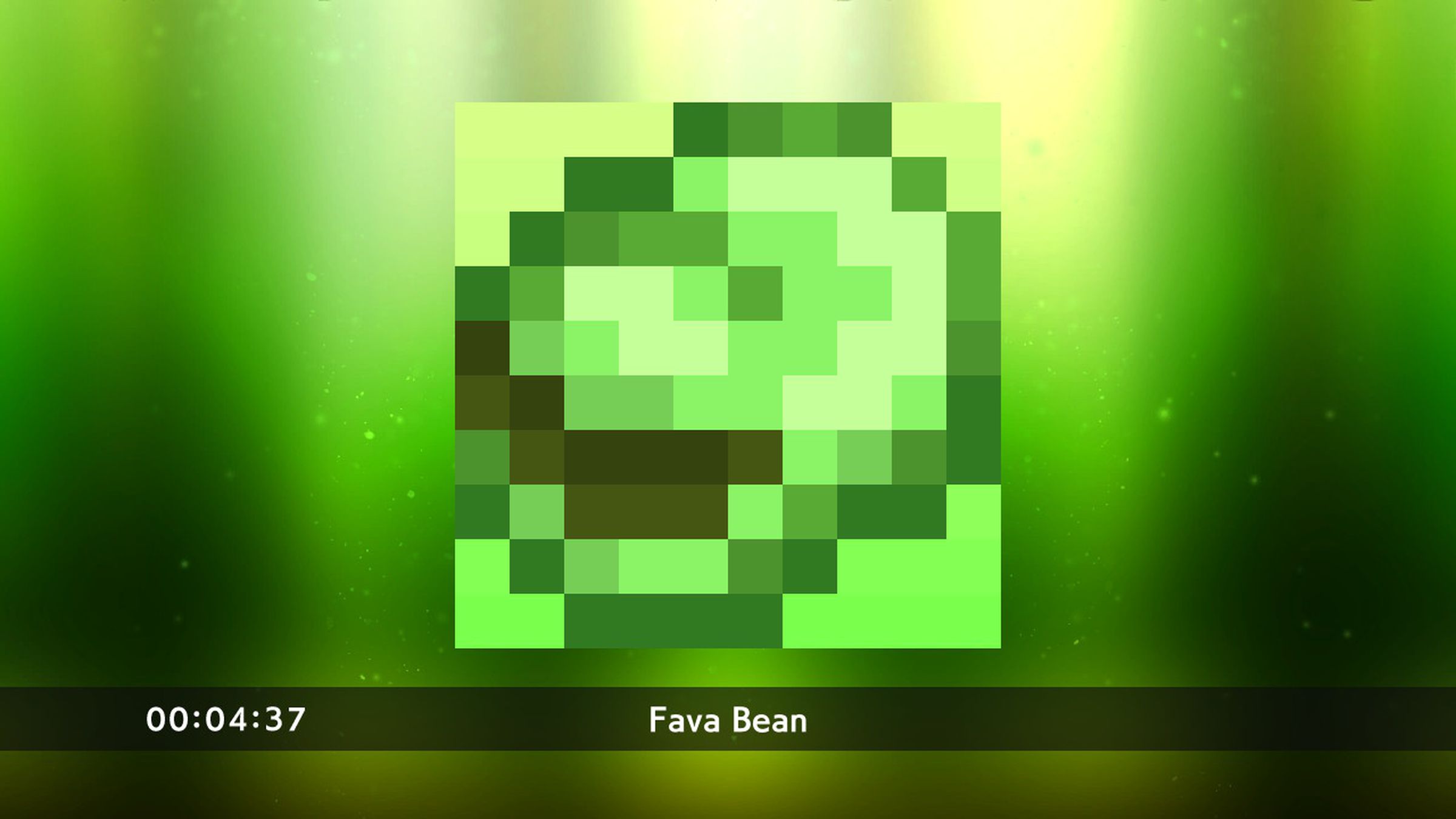 Fava bean puzzle from Picross S3