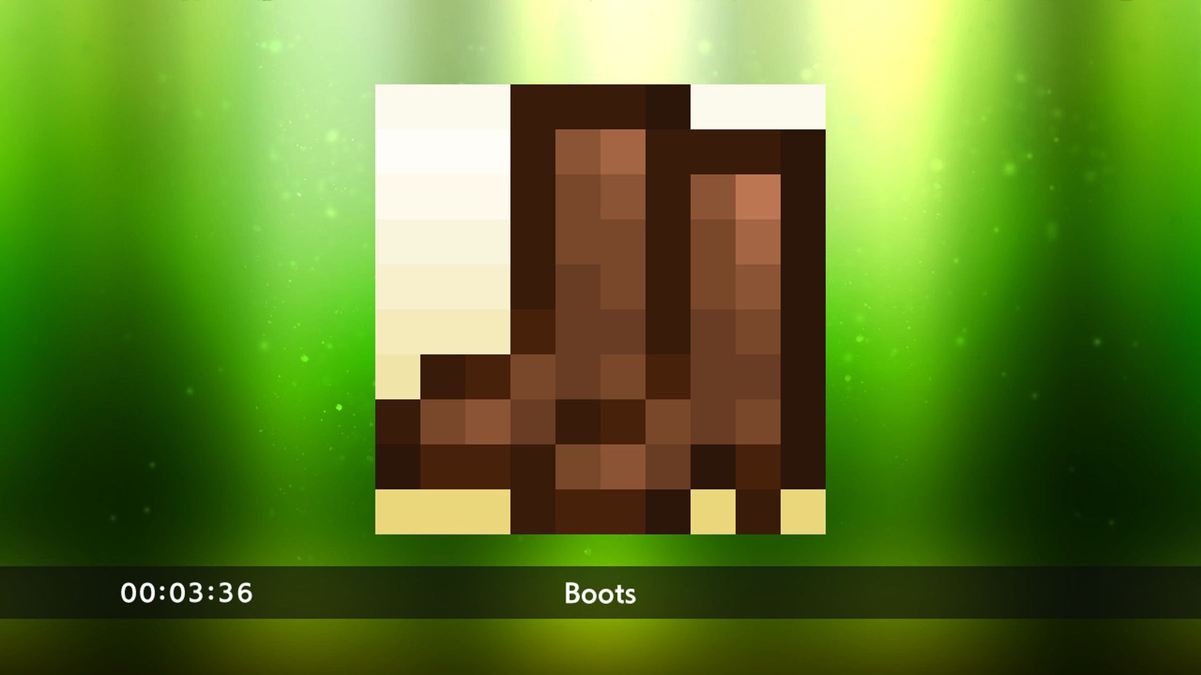 Boots puzzle from Picross S3