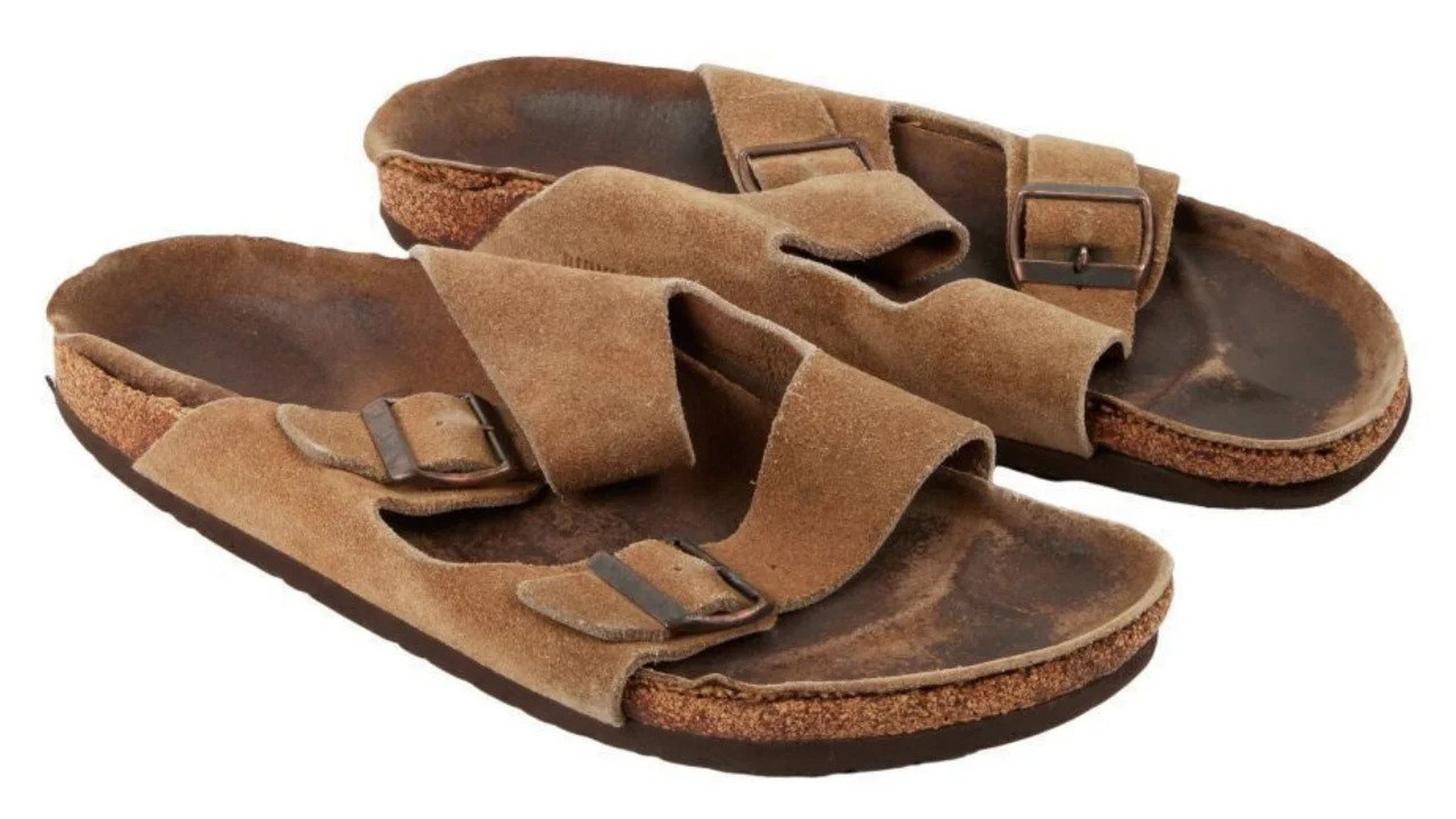 A picture of Steve Jobs used Birkenstock sandals