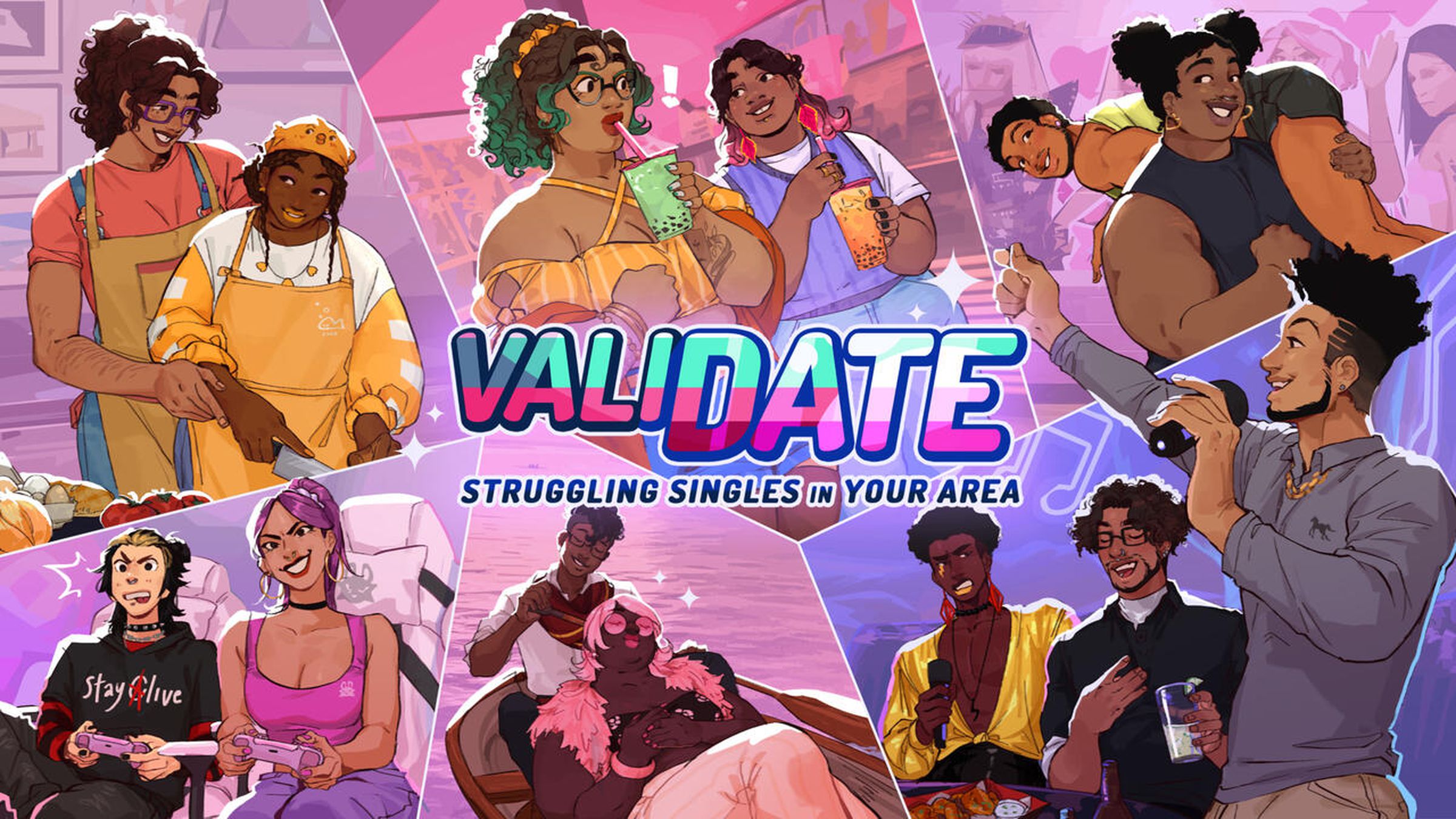 Key art from Validate: Struggling Singles in Your Area