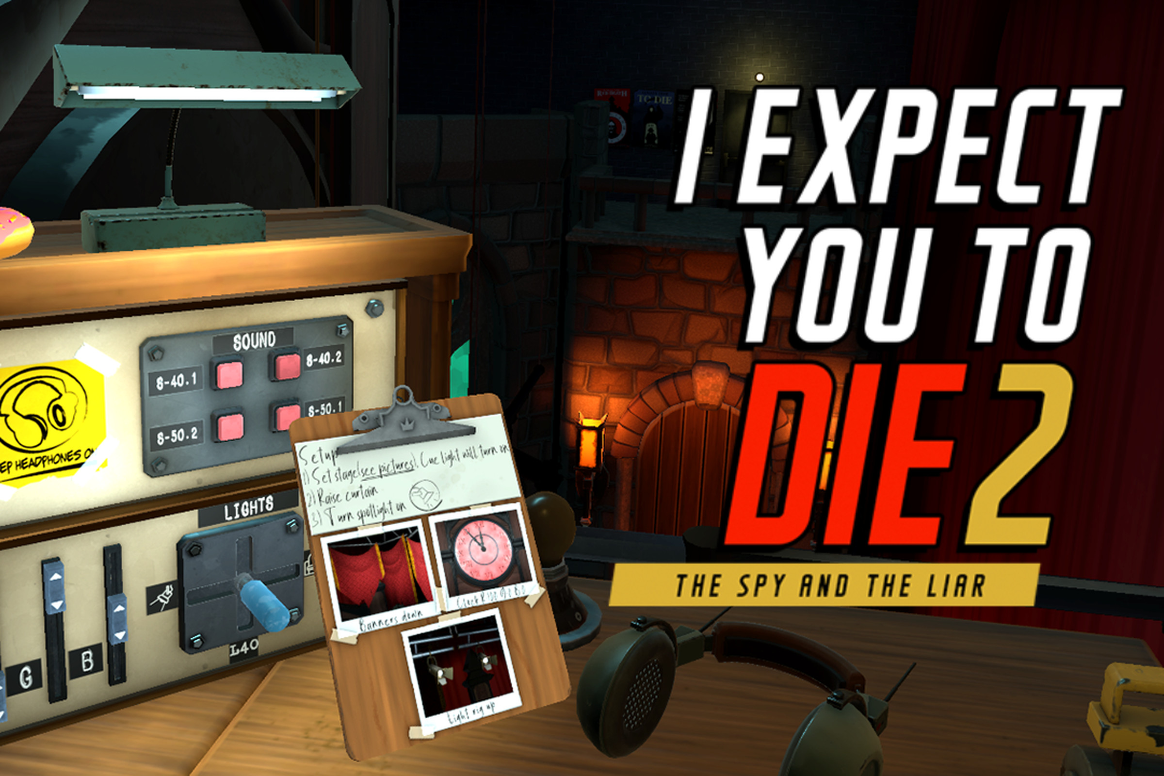 I Expect You To Die 2 logo over a gameplay image
