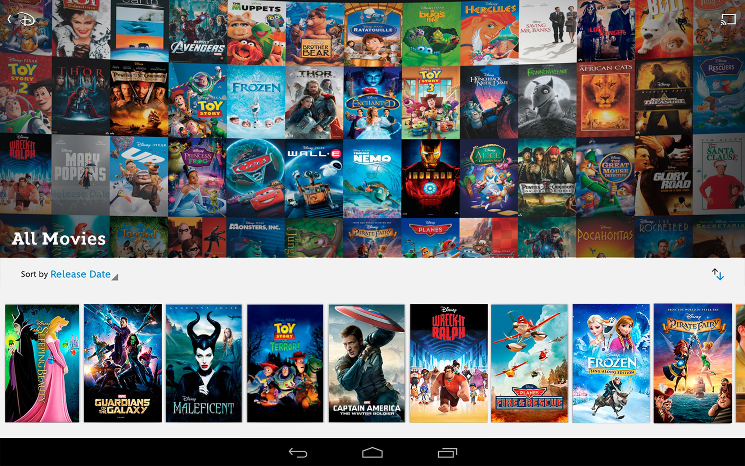 Disney Movies Anywhere Android screenshot 