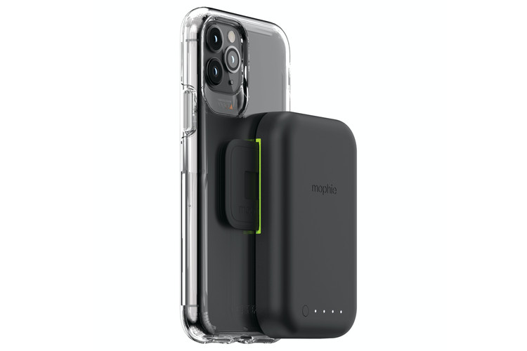 Mophie’s new wirelessly charging battery pack clips onto the back of ...