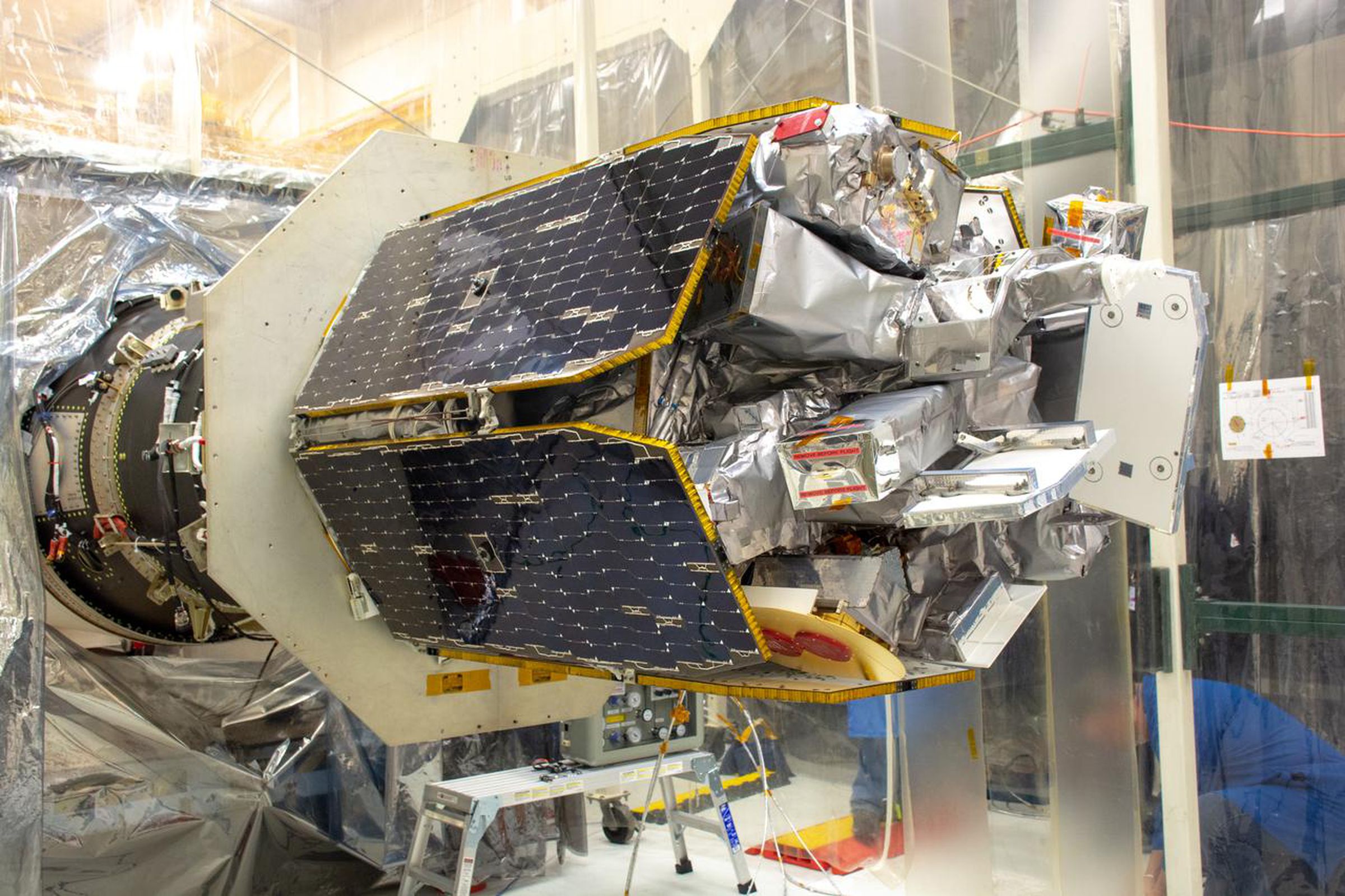 The ICON spacecraft prior to launch.