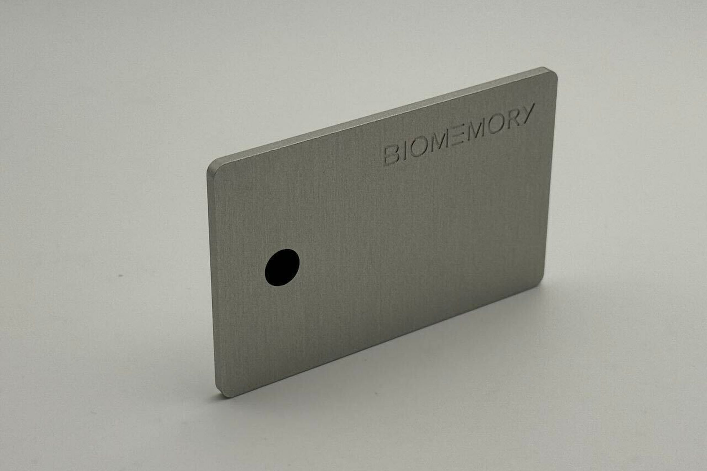 An image showing the Biomemory card