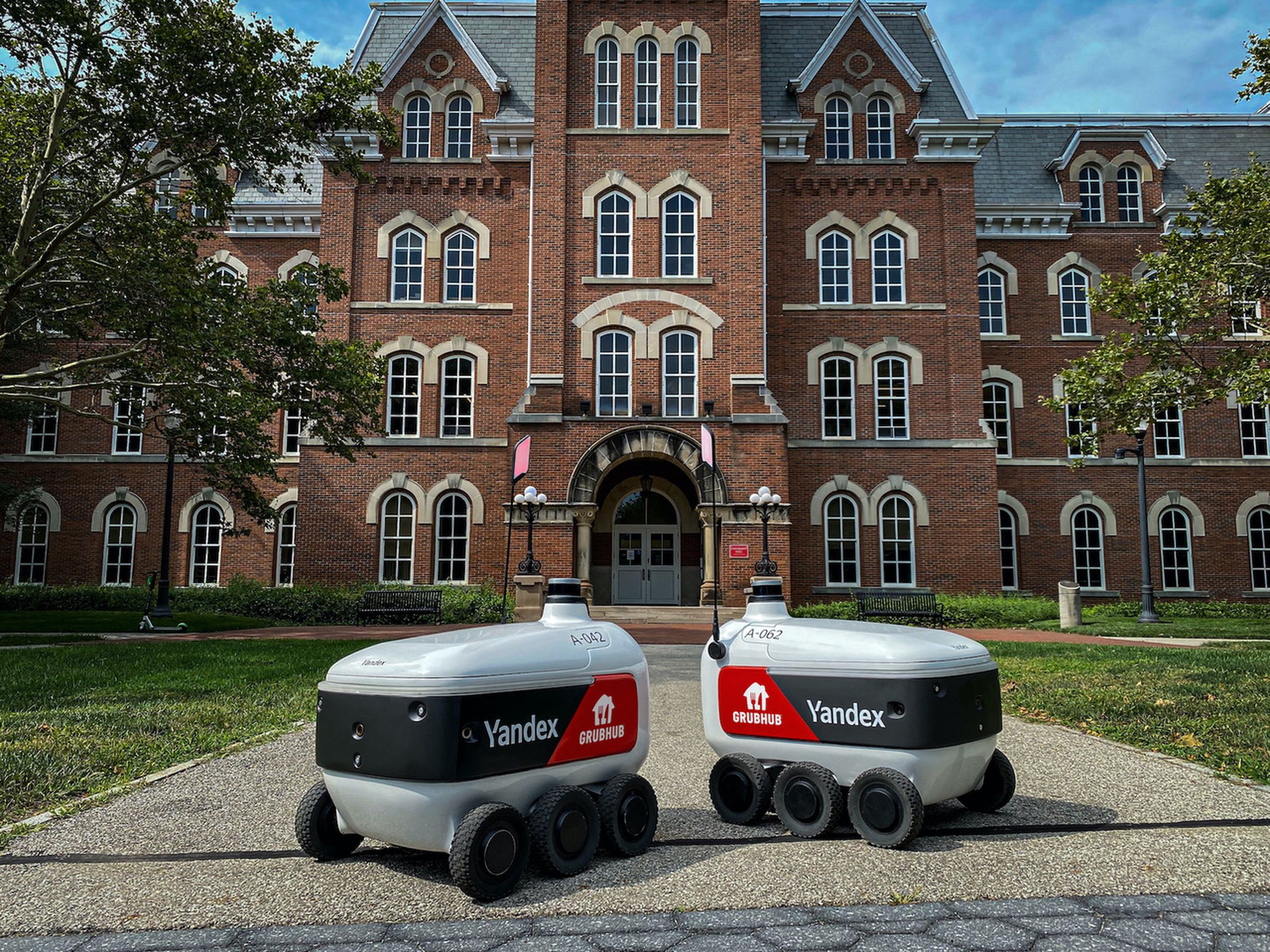 The company was operating a robot delivery pilot at several universities in Arizona and Ohio, with plans to expand to hundreds more. 