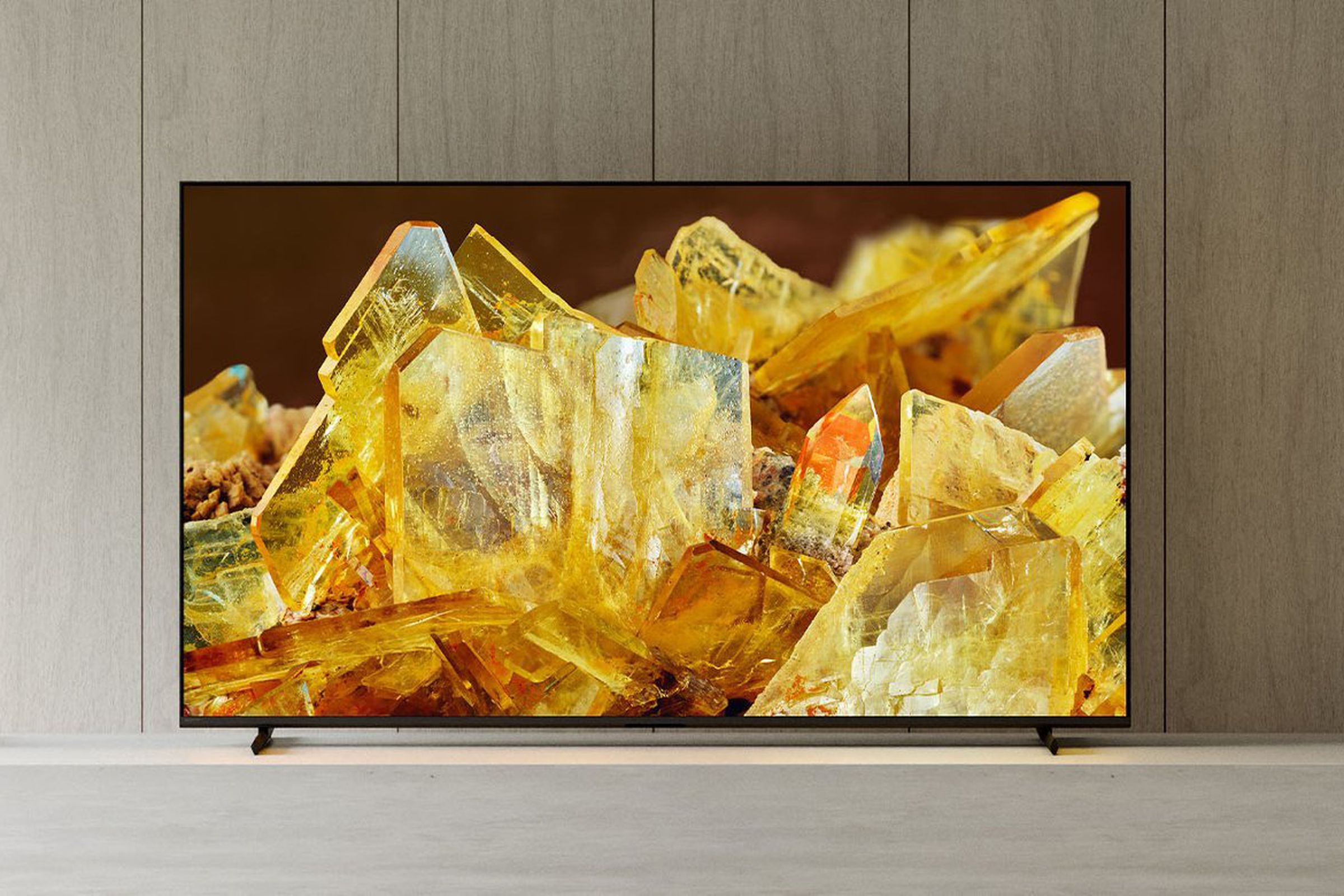 Sony X90L TV sitting on stand