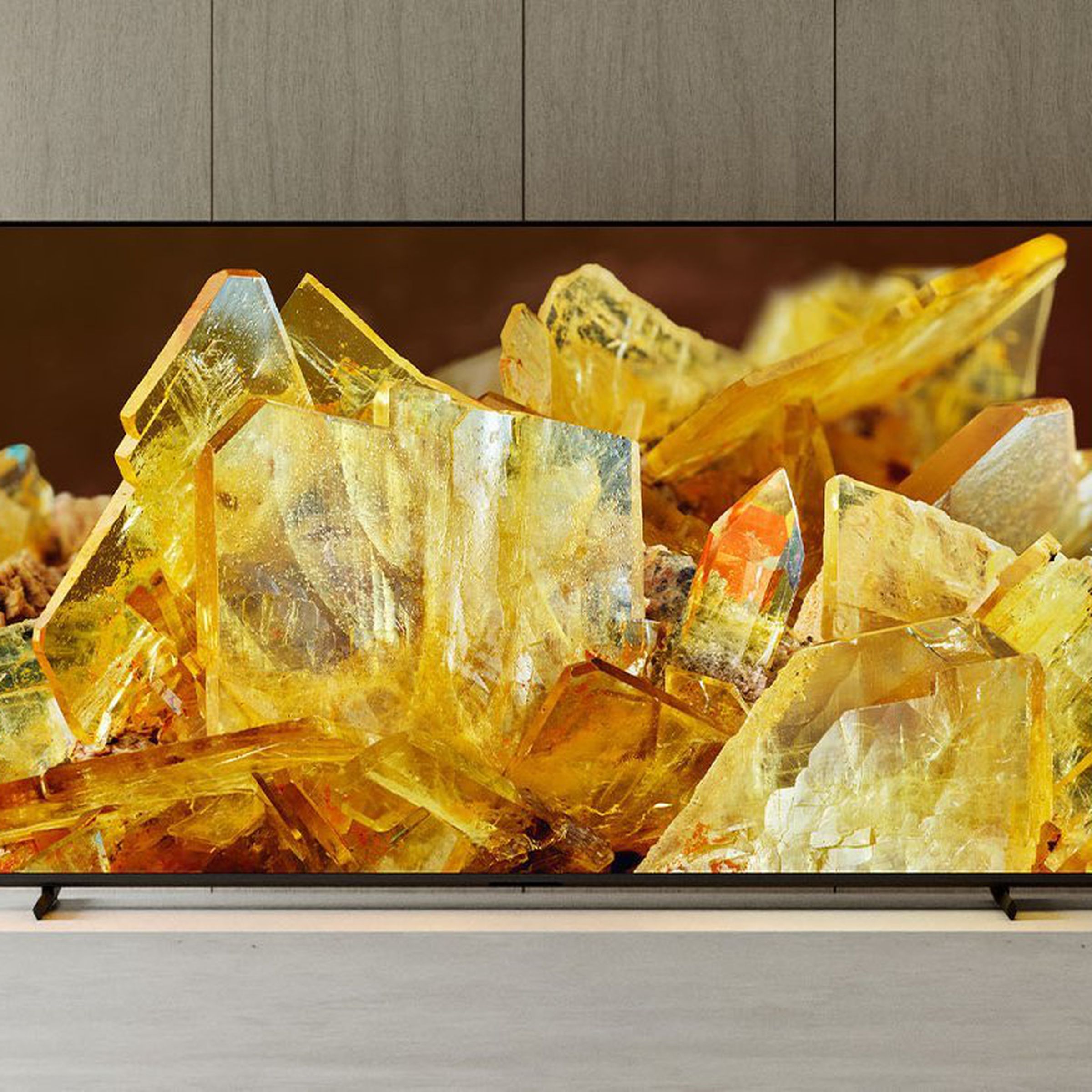 Sony X90L TV sitting on stand