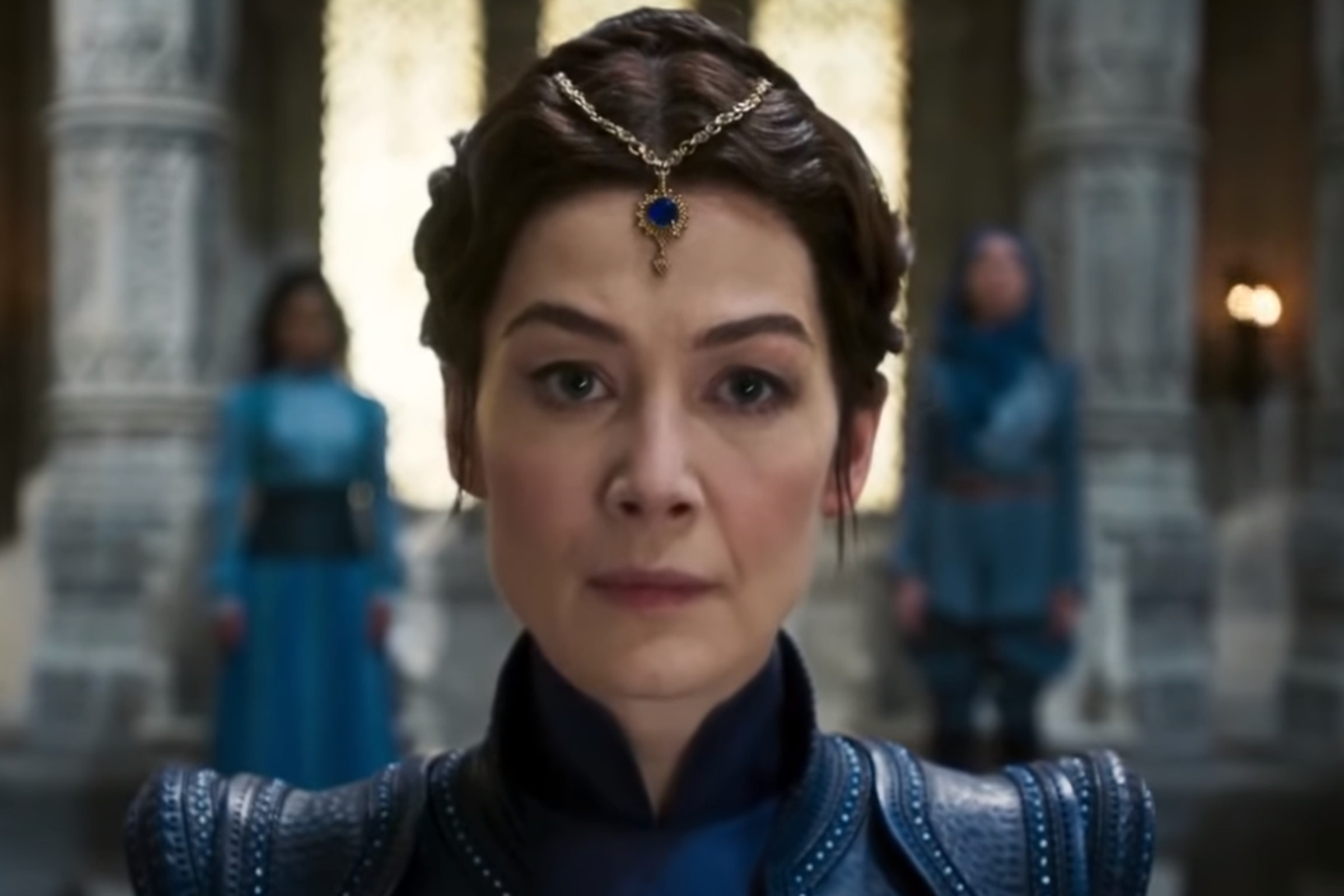 Rosamund Pike stars in The Wheel of Time