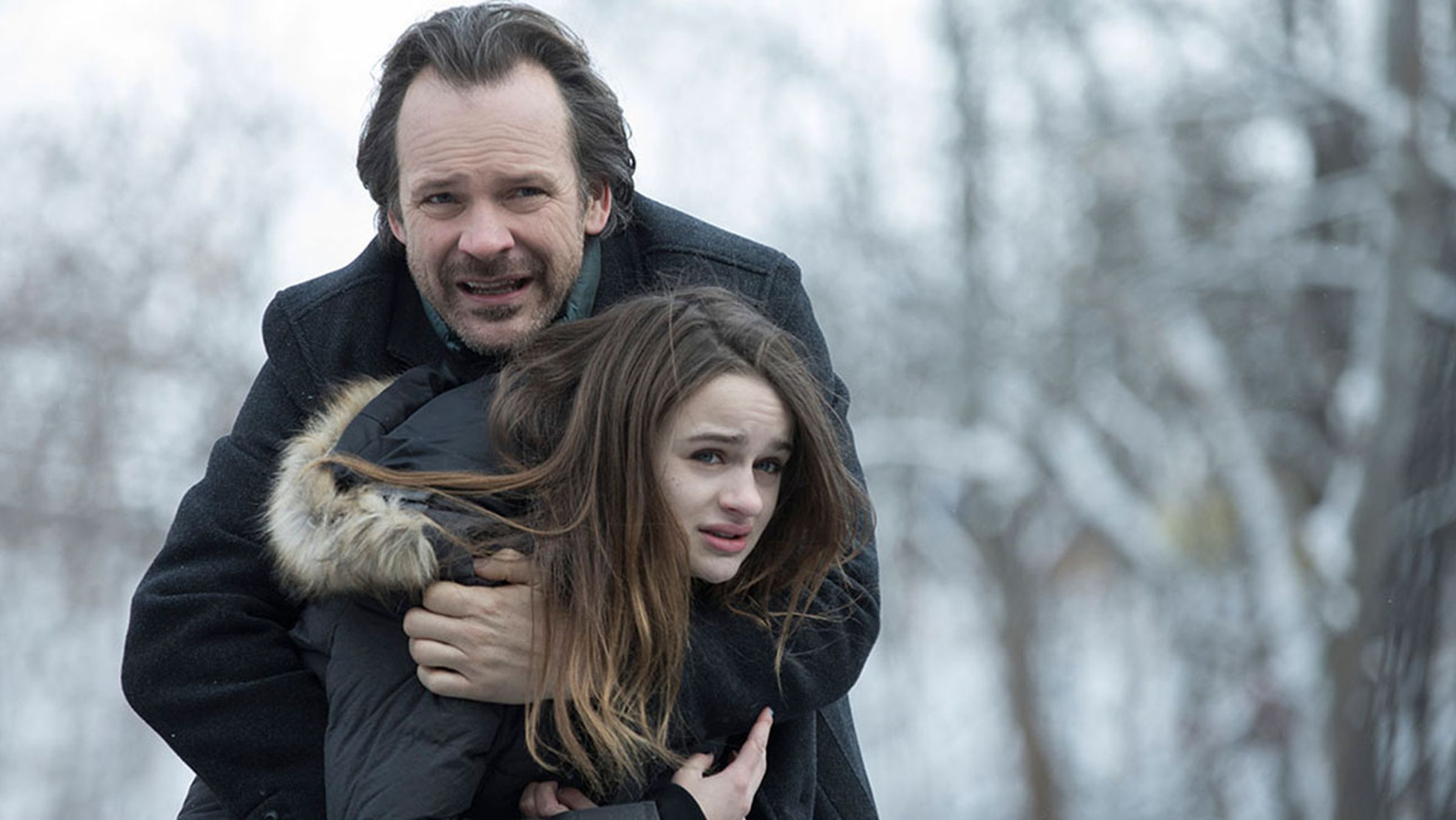 Peter Sarsgaard and Joey King in The Lie.