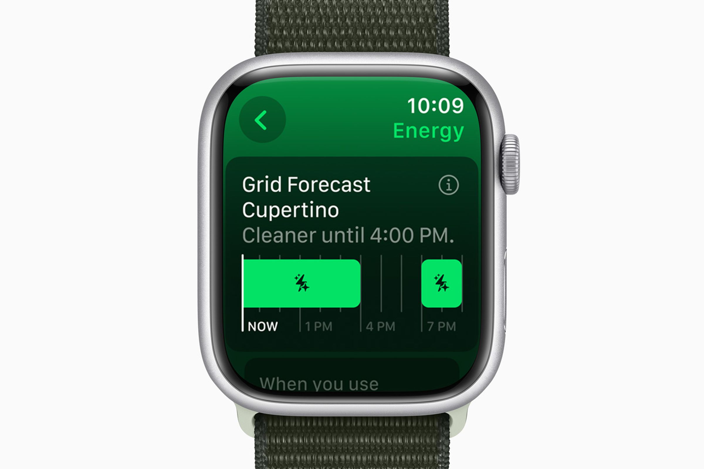 Grid Forecast is a new feature in the Apple Home app that tells you when your power grid has cleaner energy available.
