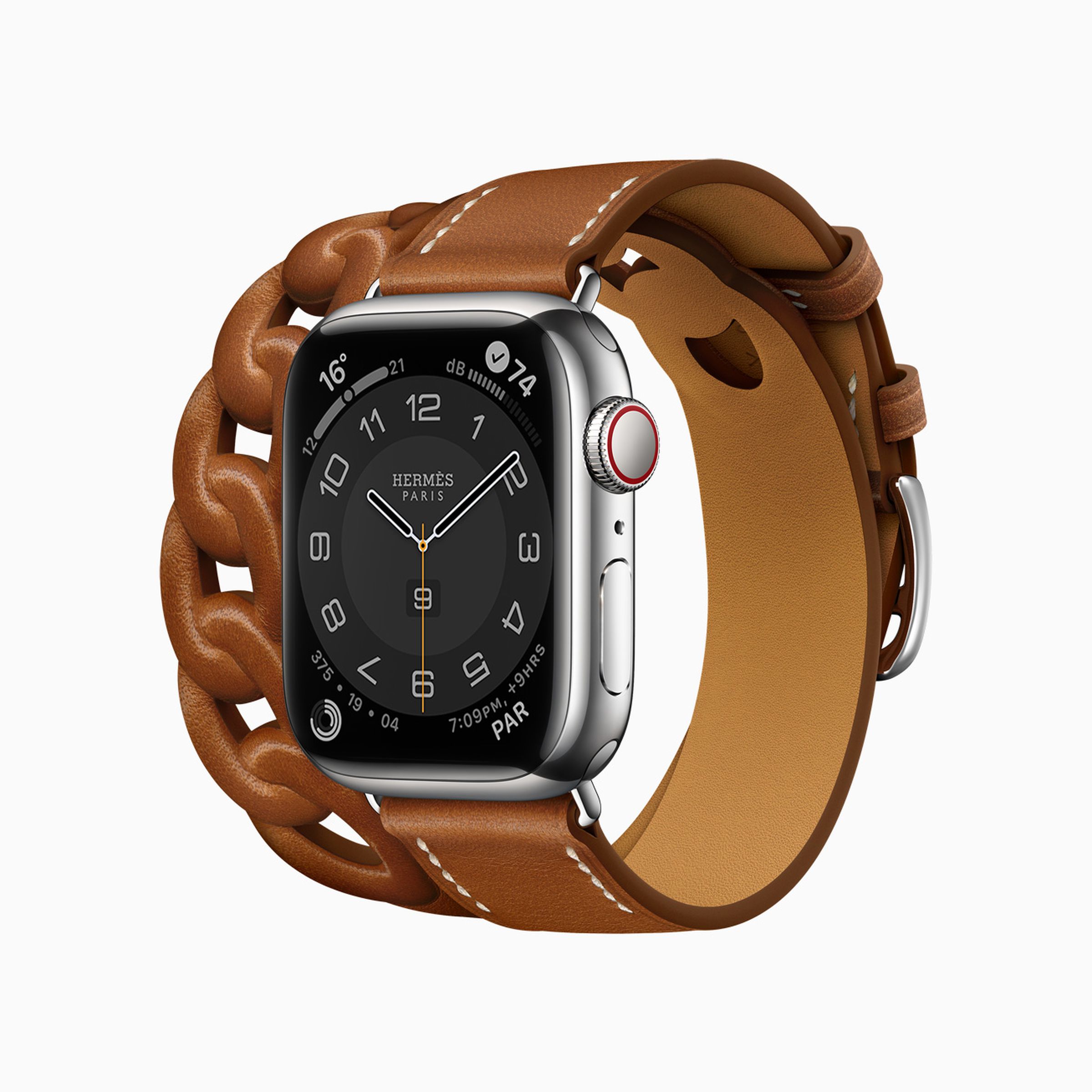 Apple Watch Edition with Hermès strap.