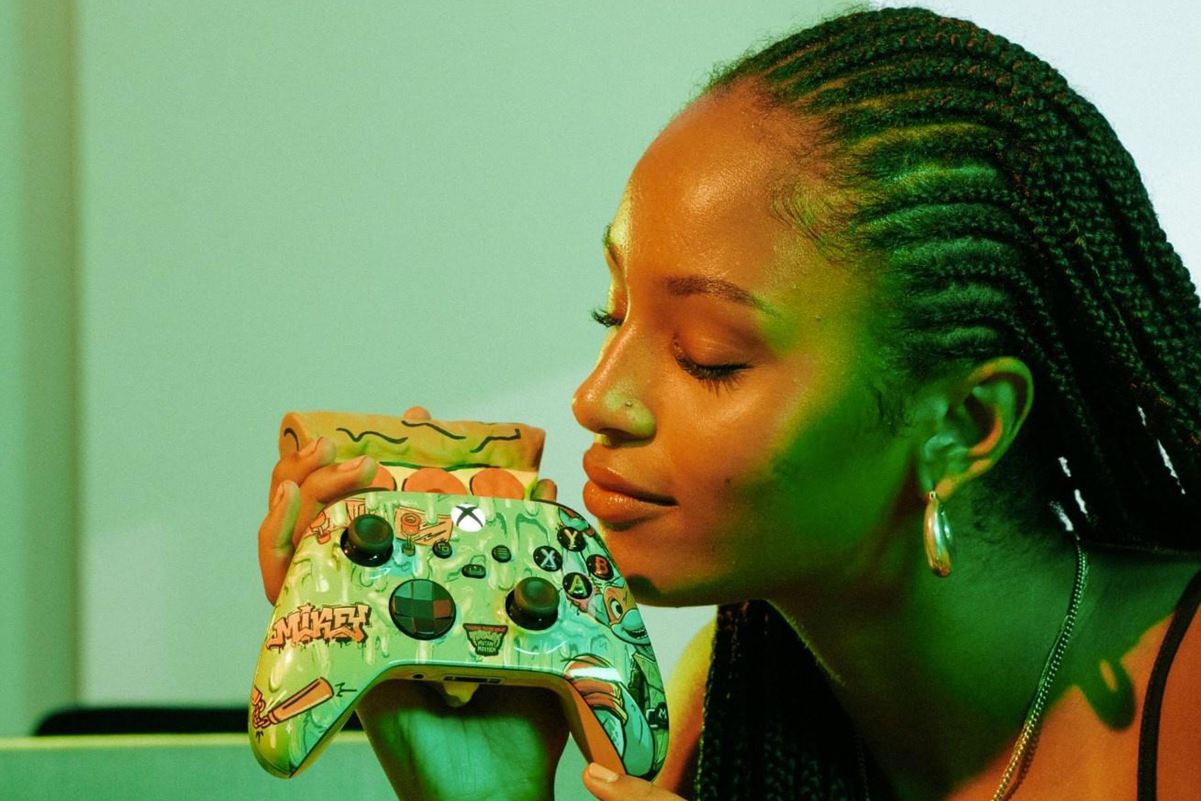 The pizza-scented Xbox controller