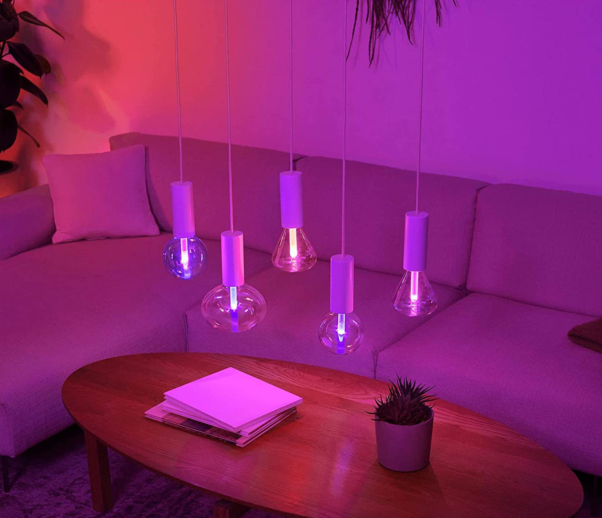Lightguide bulbs are a new decorative smart LED lighting option from Philips Hue.