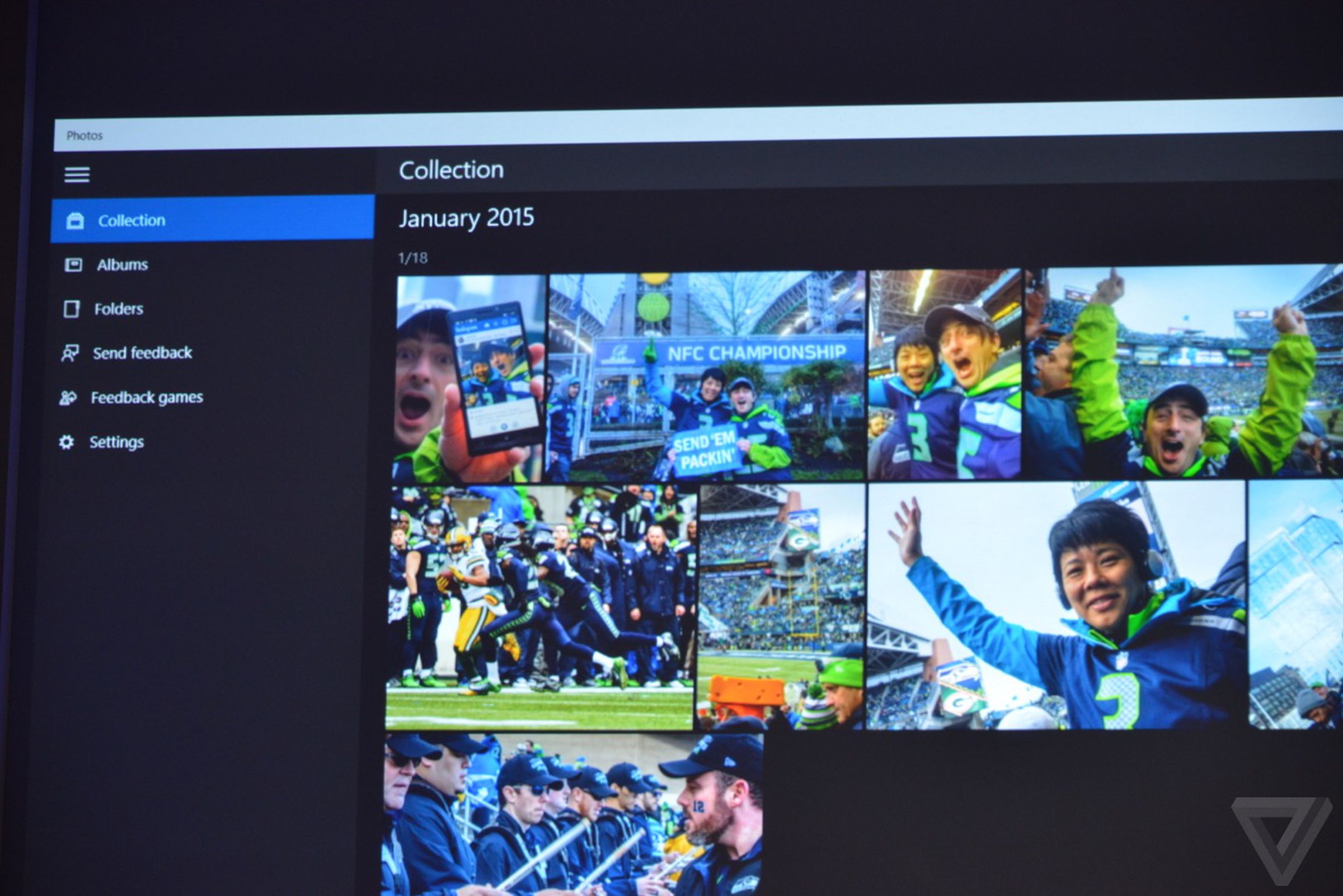 Windows 10 universal apps in photos
