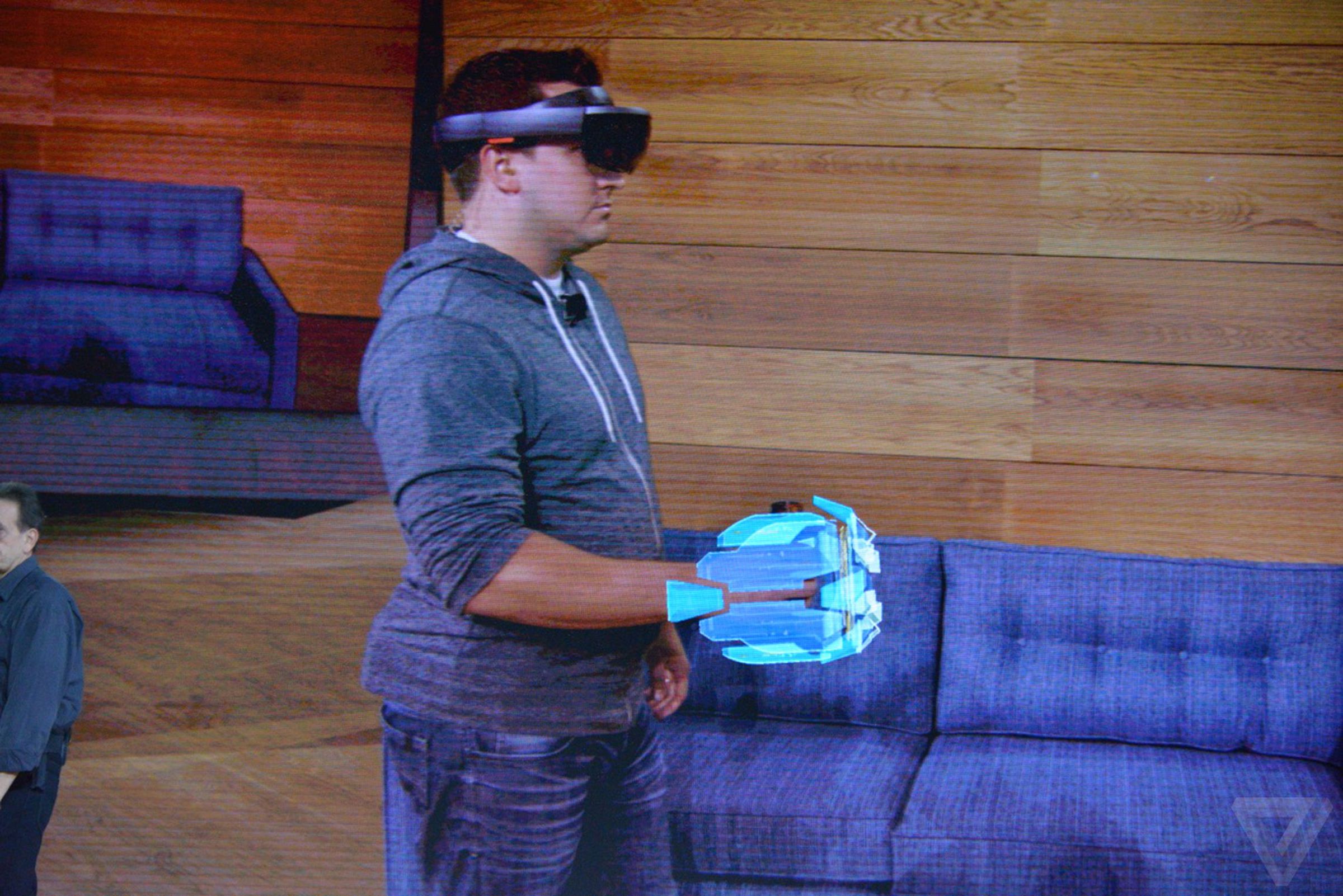 Microsoft HoloLens Project XRay demo