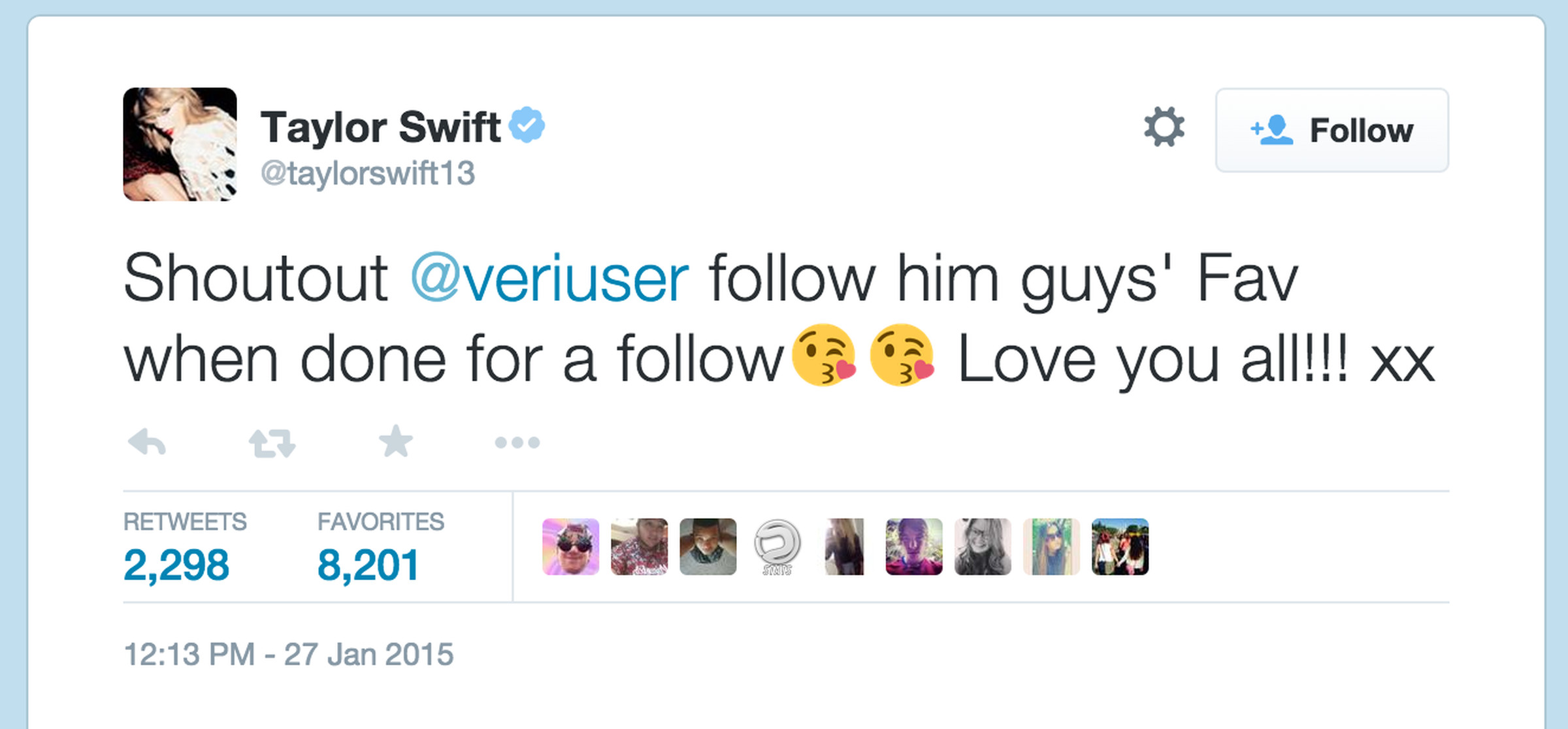 Taylor Swift Twitter hacked