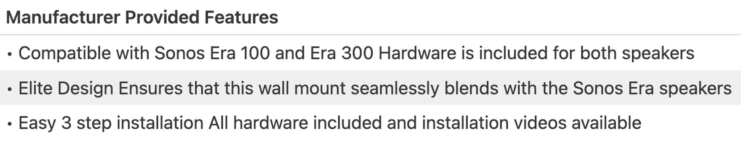 A screenshot of a document confirming the Era 300 and Era 100 speaker branding from Sonos.