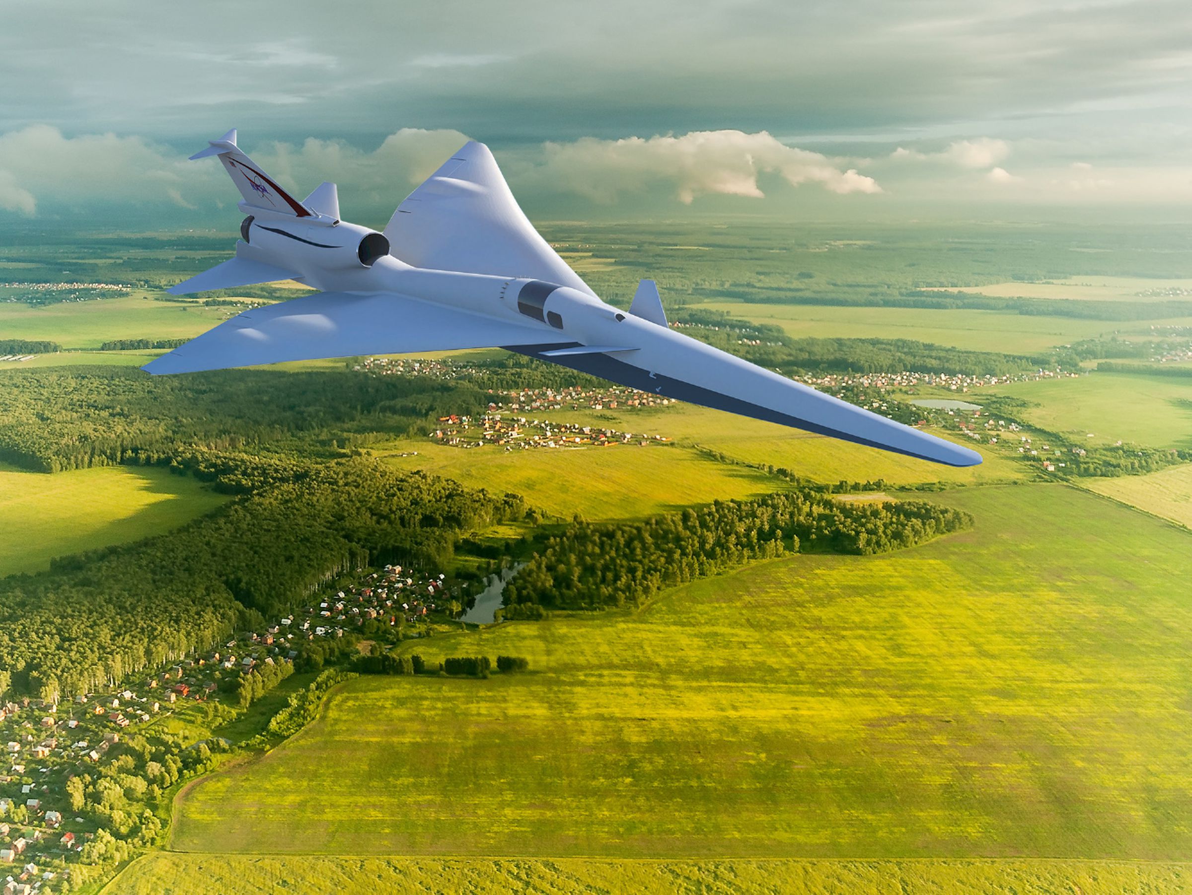 In several years, the X-59 QueSST will test its quiet supersonic technologies by flying over communities in the United States.